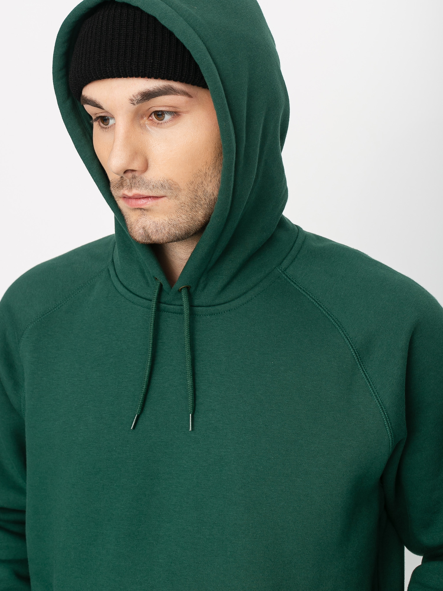 Bluza z kapturem Carhartt WIP Chase HD (treehouse/gold)