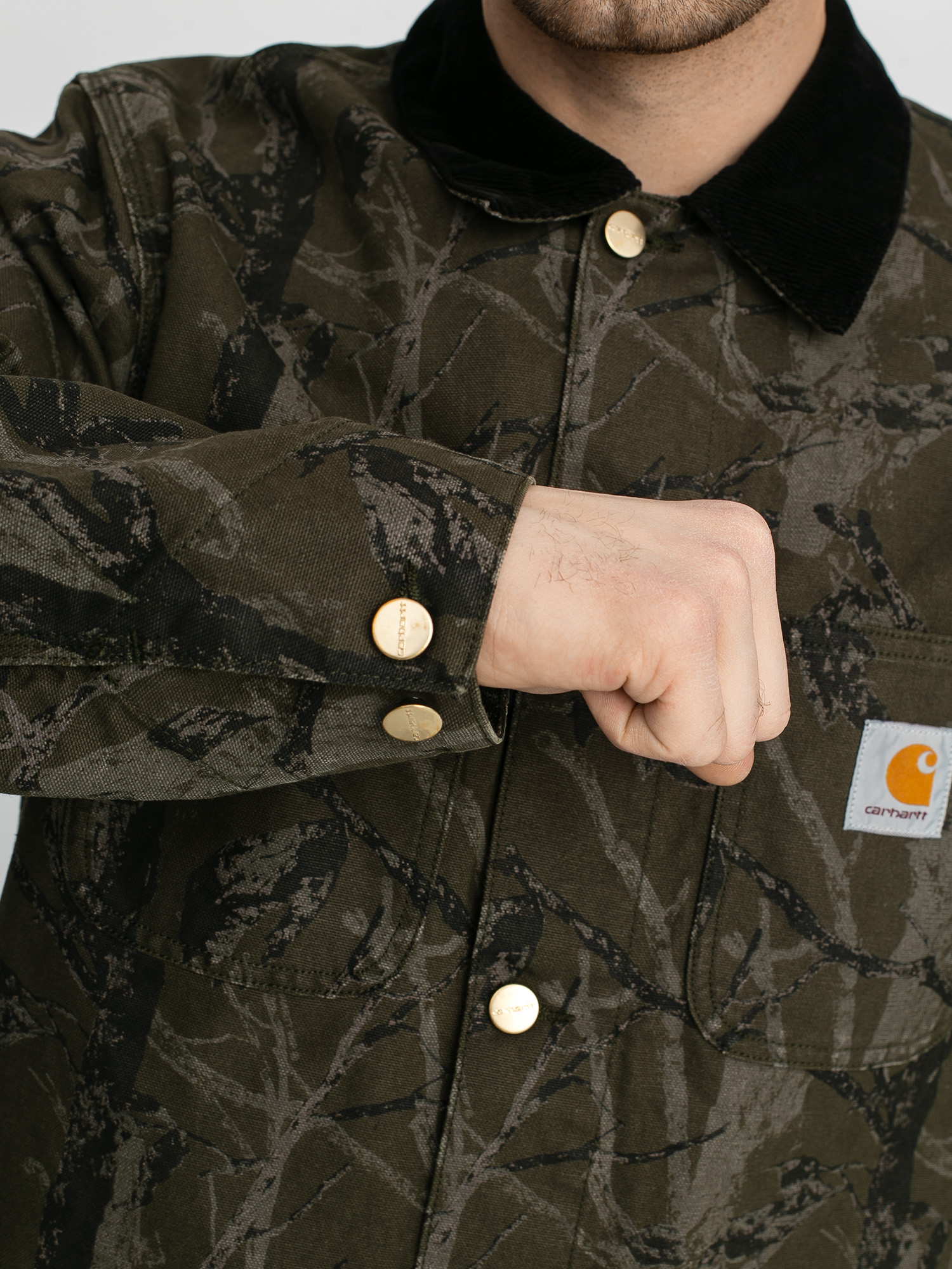 Kurtka Carhartt WIP Michigan Coat (camo tree green)