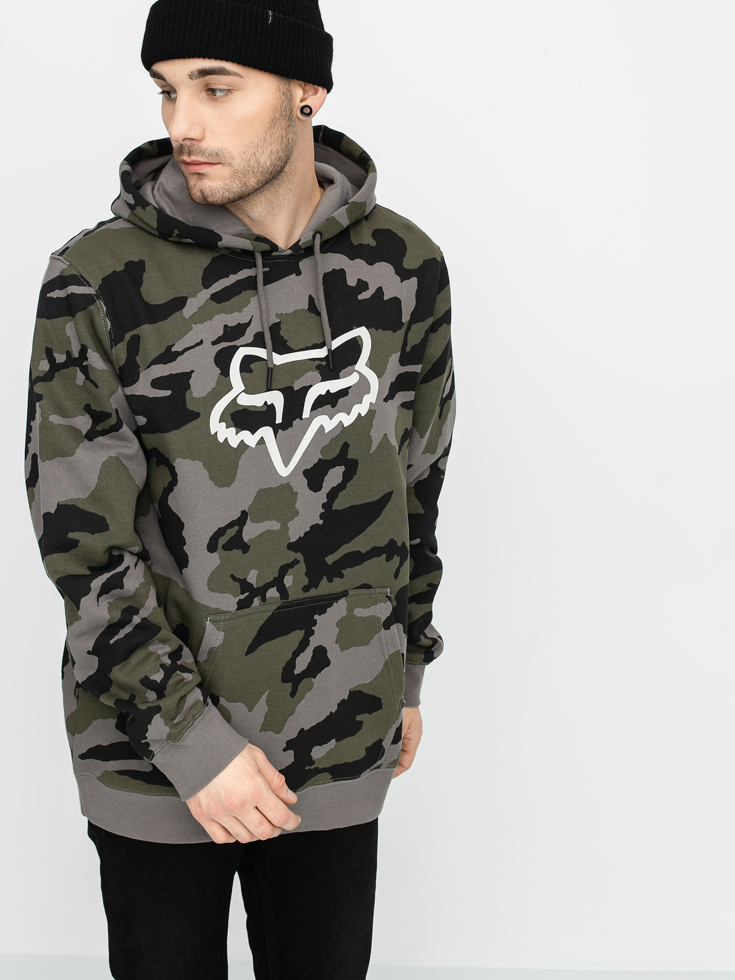 Bluza z kapturem Fox Legacy Foxhead Camo HD (cam)