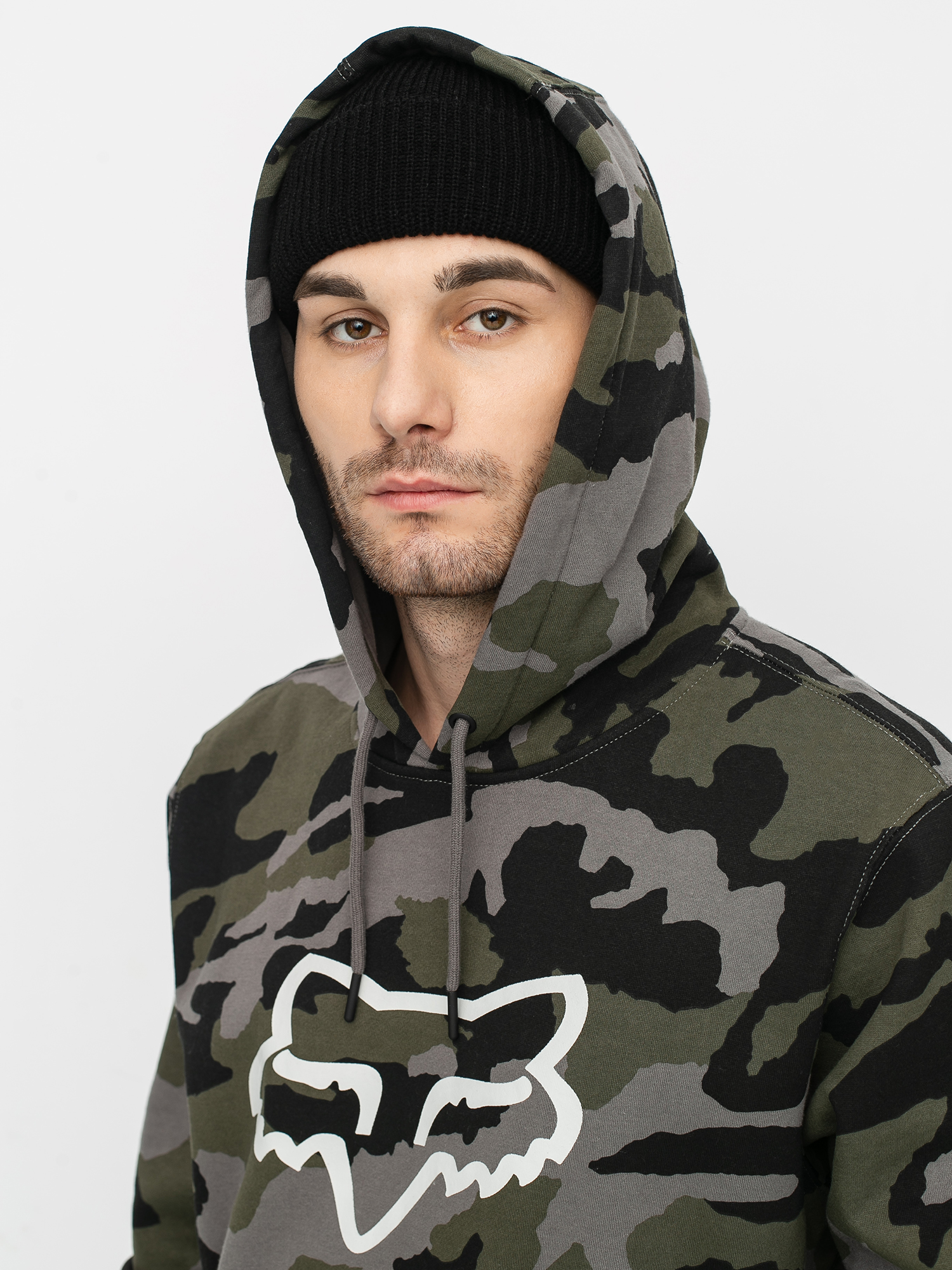 Bluza z kapturem Fox Legacy Foxhead Camo HD (cam)