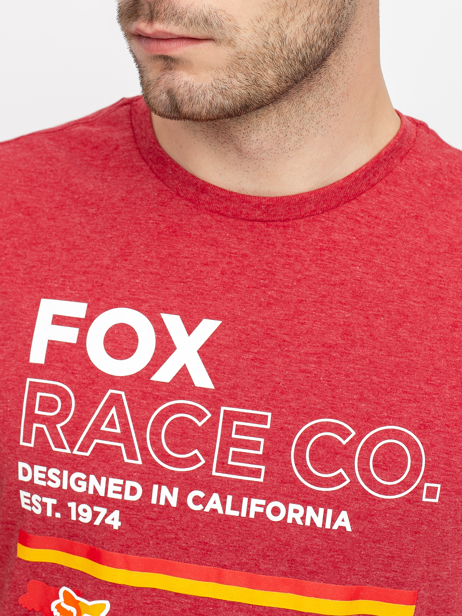T-shirt Fox Analog Tech (chili)