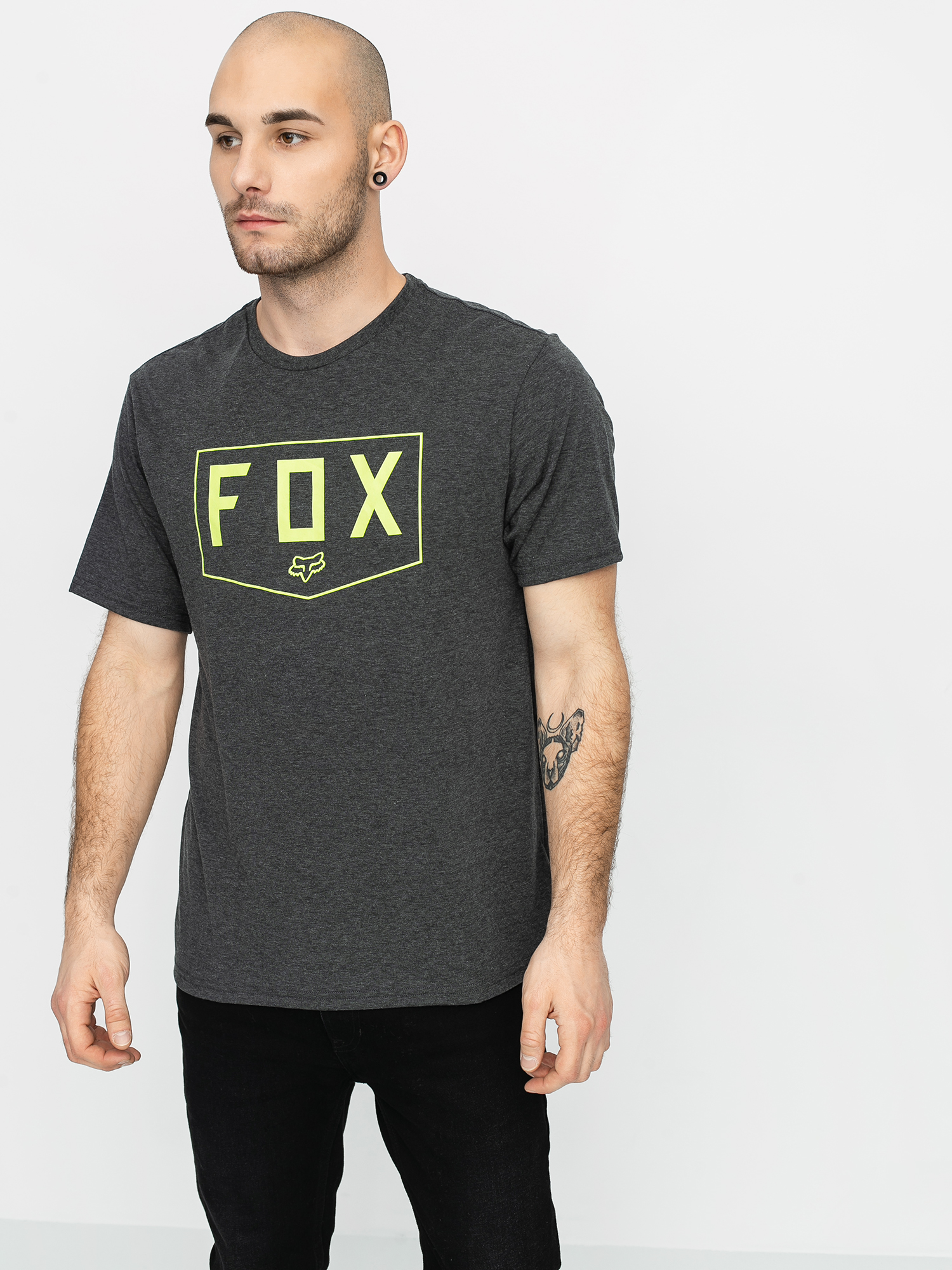 T-shirt Fox Shield Tech (htr blk)