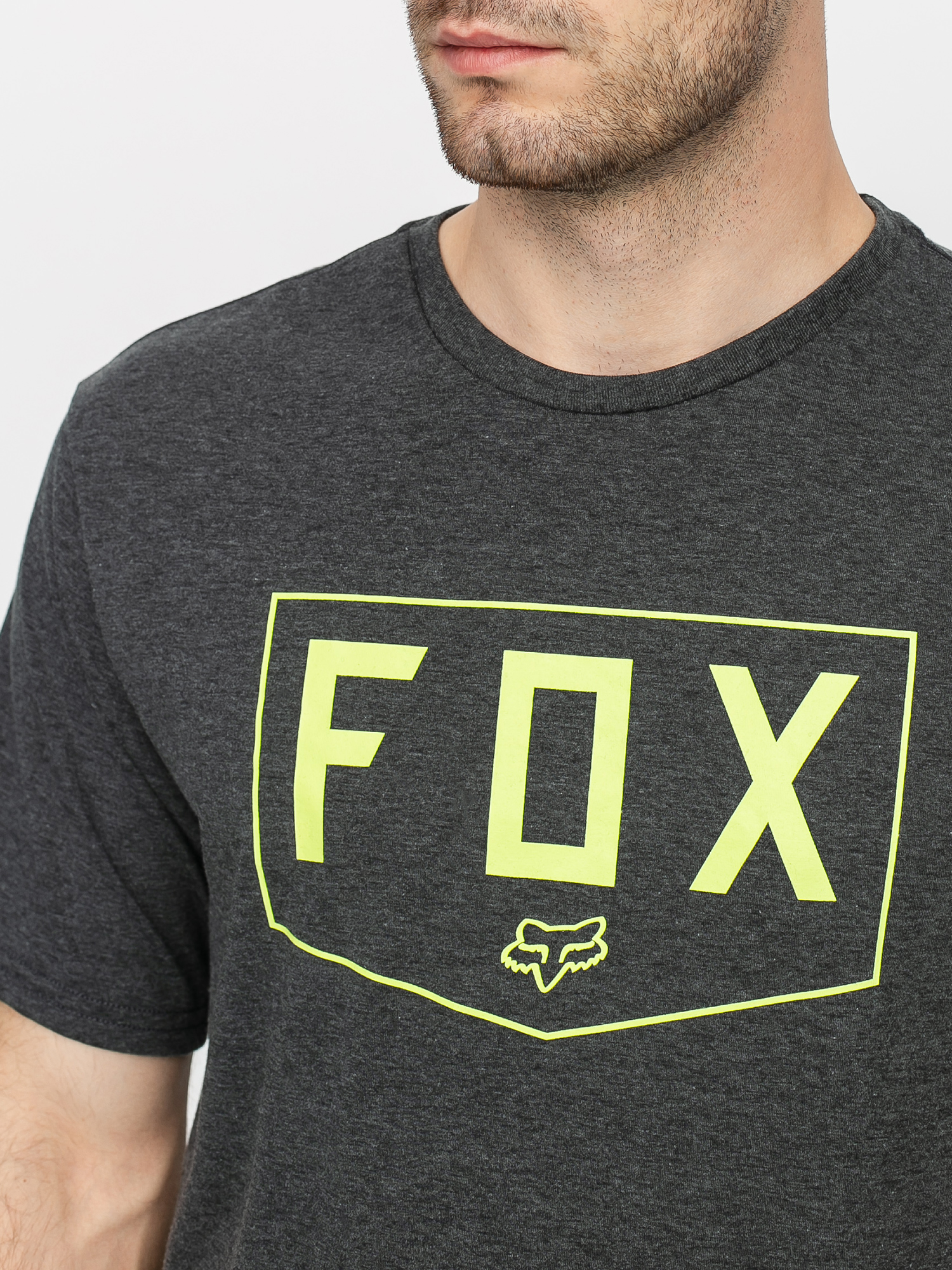 T-shirt Fox Shield Tech (htr blk)