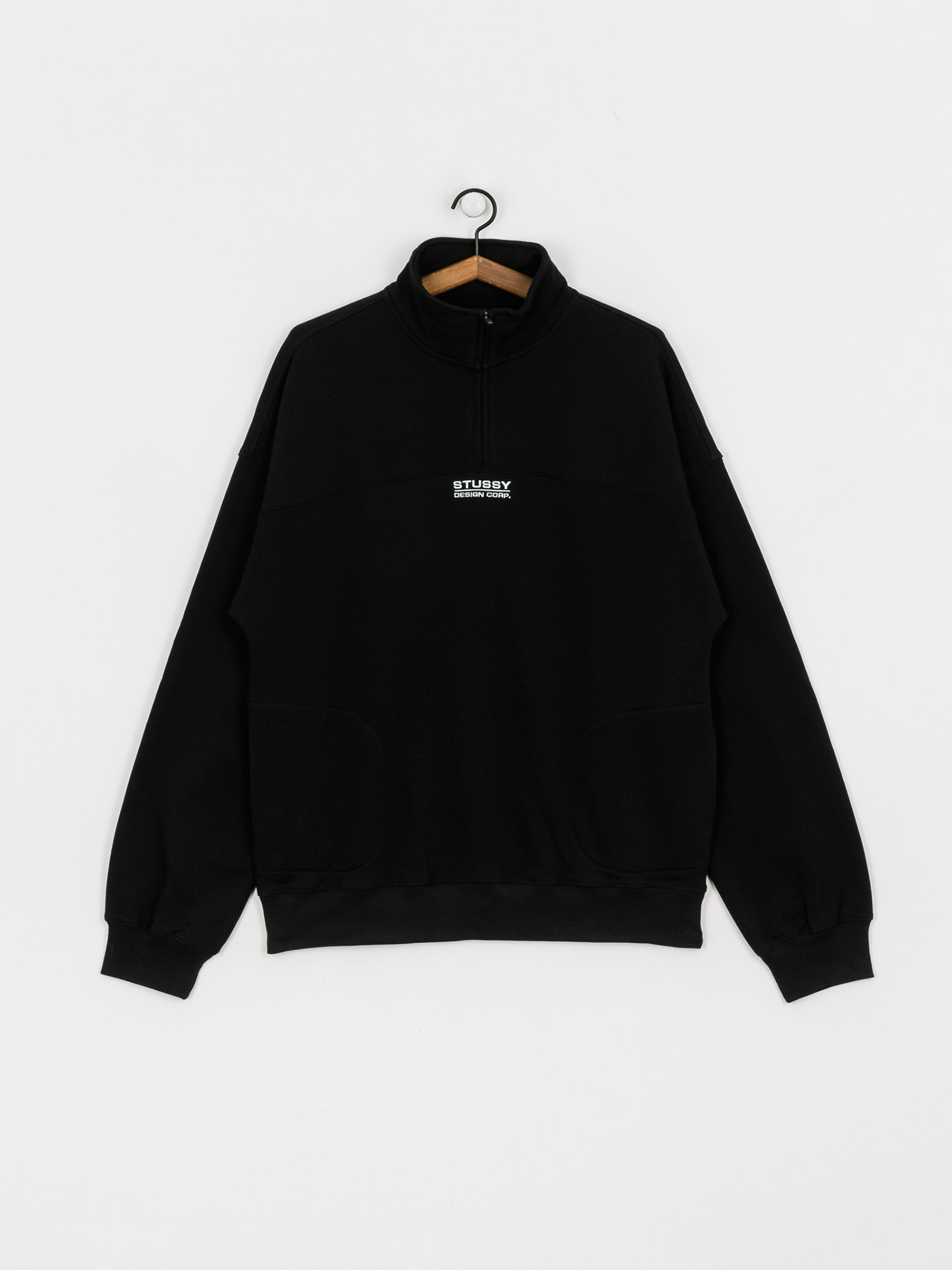 Bluza Stussy Mock Neck (black)