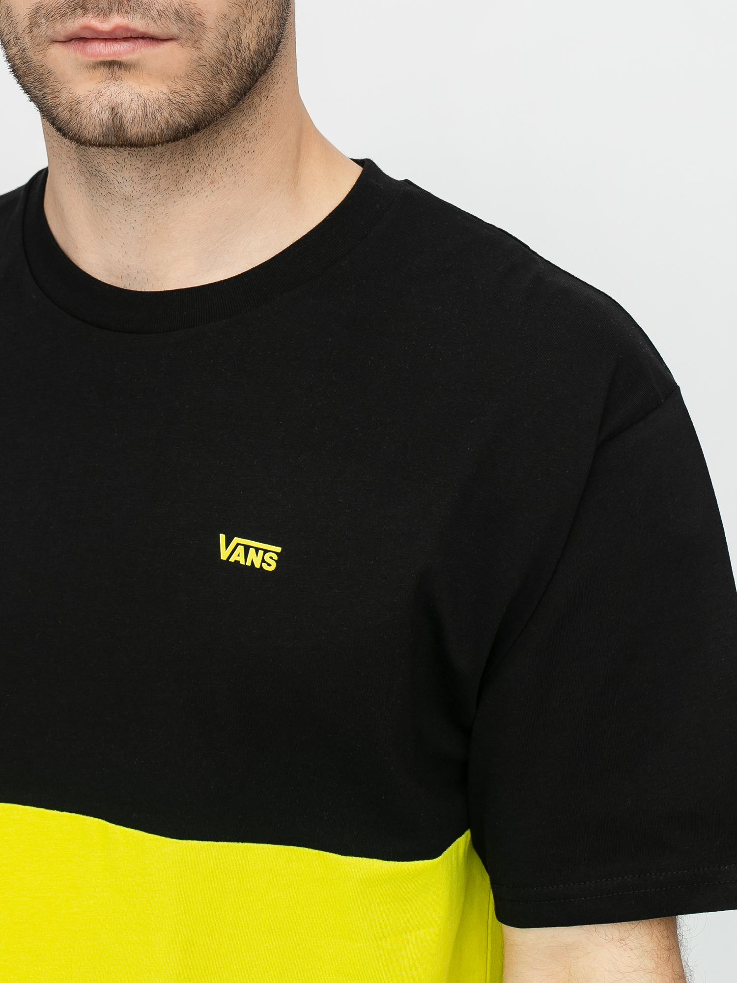T-shirt Vans Colorblock (sulphur spring/black)