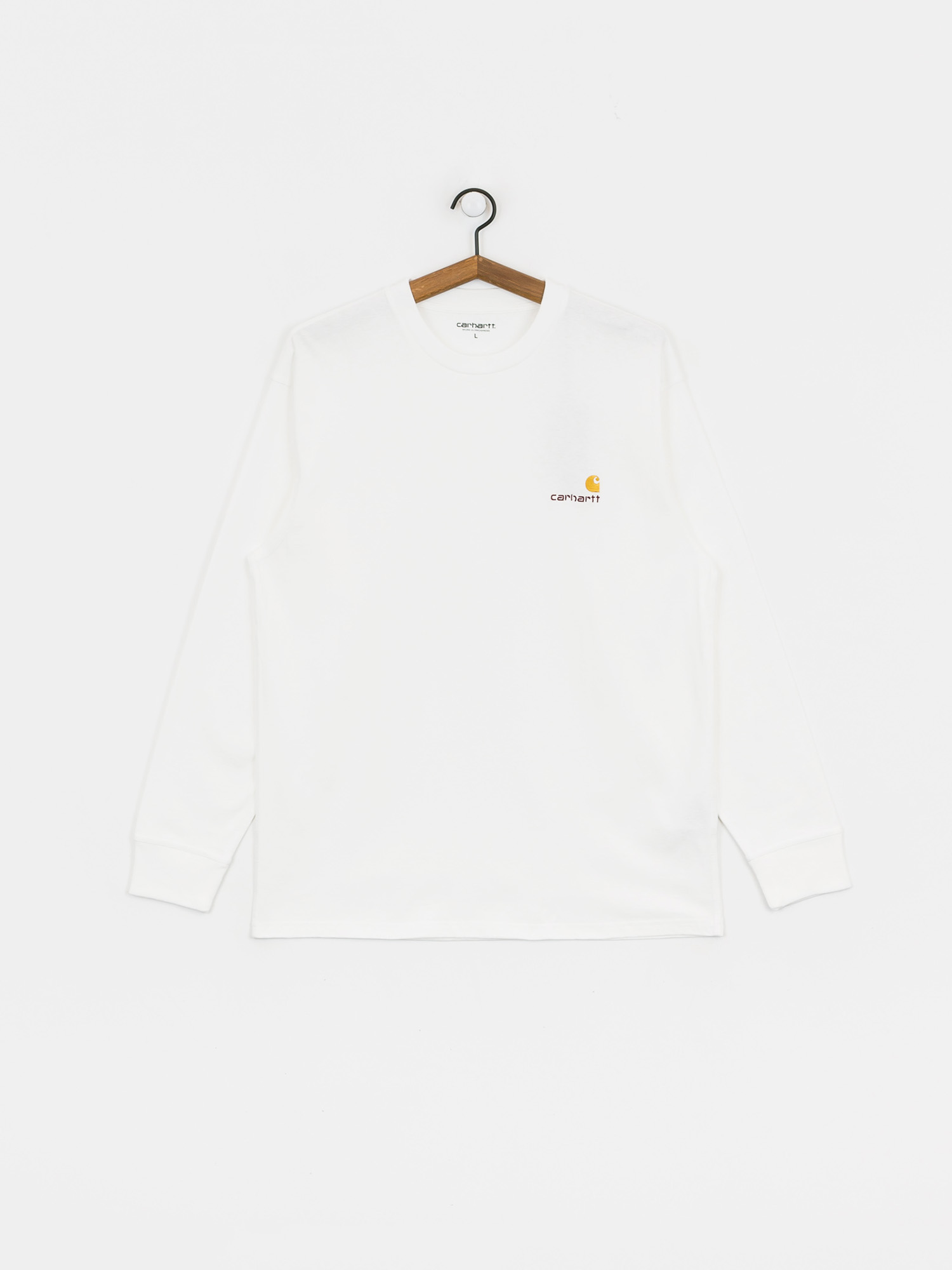 Longsleeve Carhartt WIP American Script (white)