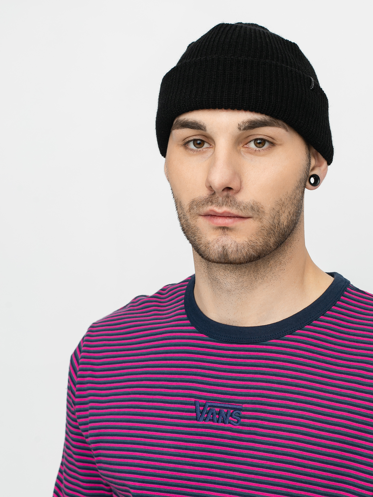 Longsleeve Vans Micro Stripe (fuchsia purple)