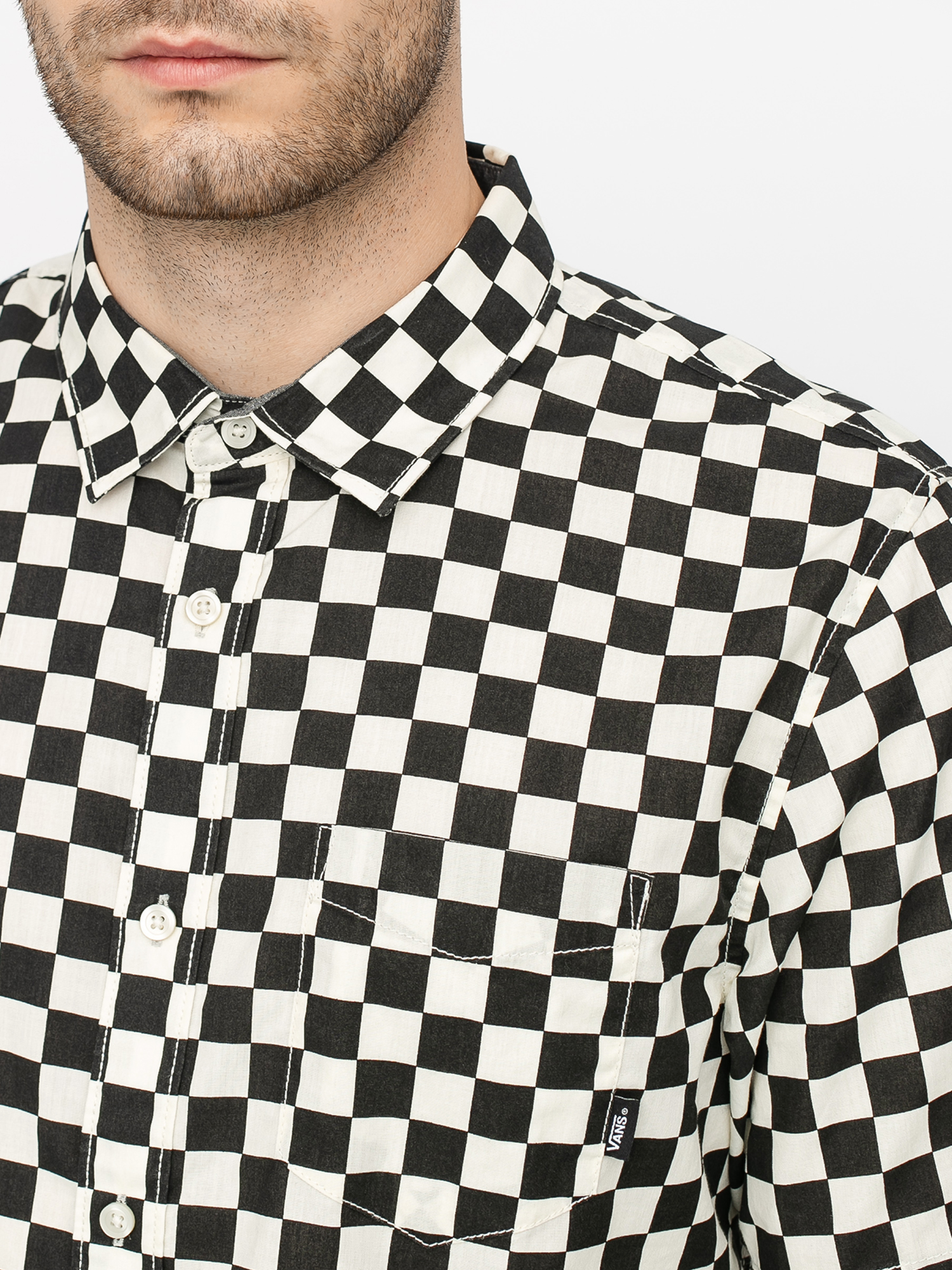 Koszula Vans Cypress Checker (black/whitecaps)