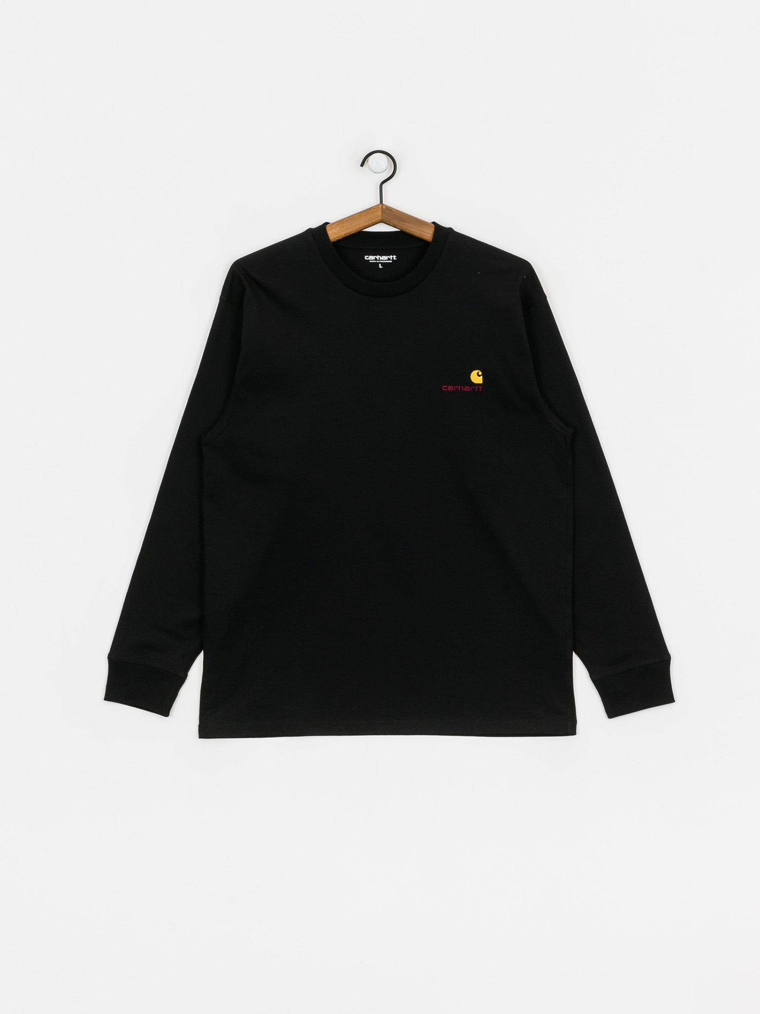 Longsleeve Carhartt WIP American Script (black)