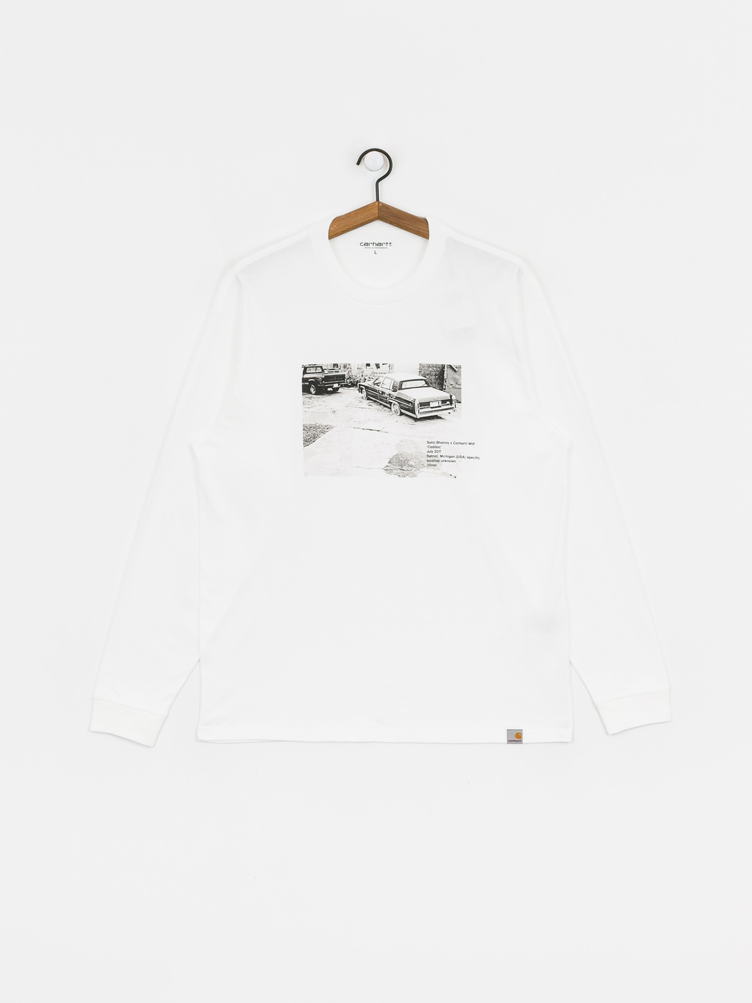 Longsleeve Carhartt WIP Suraj Bhamra Cadillac (white)