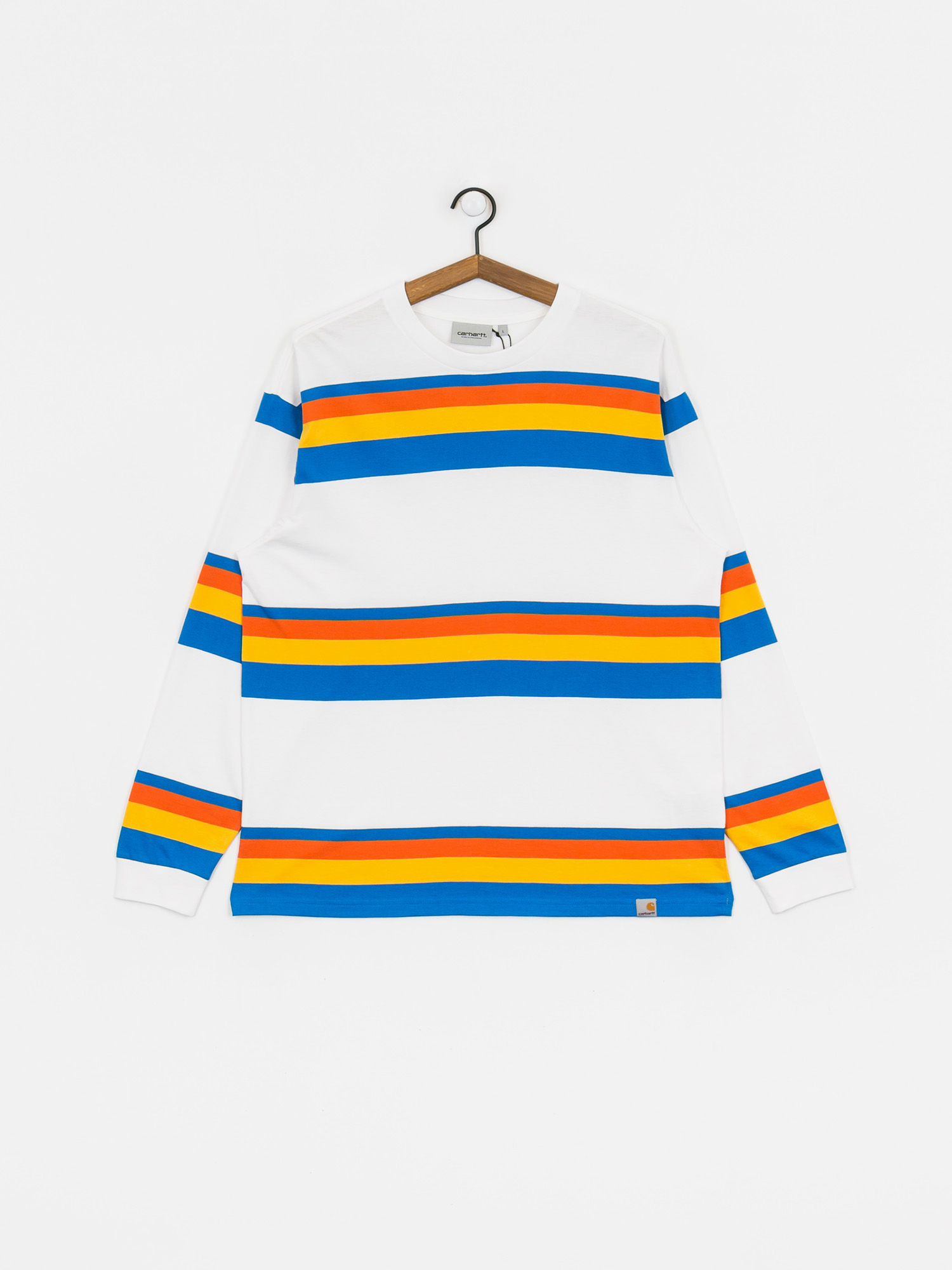 Longsleeve Carhartt WIP Huntington (huntington stripe white/clockwork)