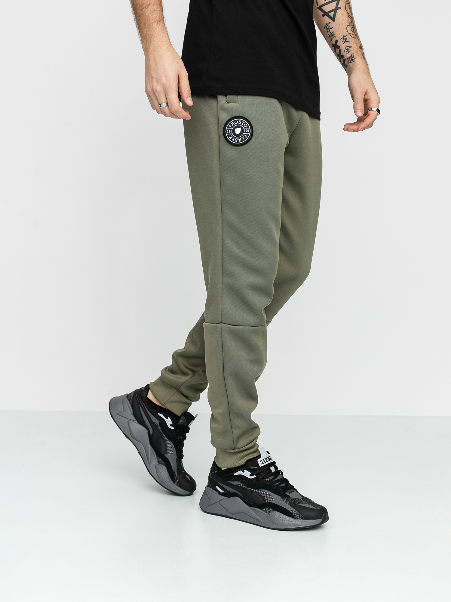 Spodnie Prosto Football Track Maradona (olive)