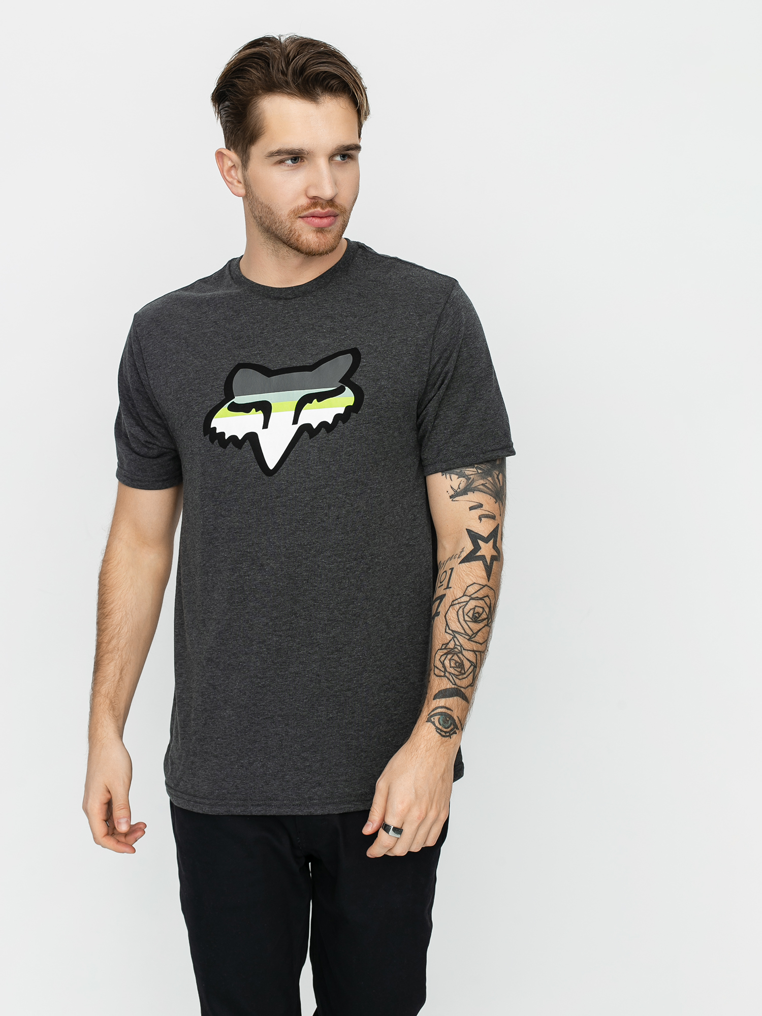 T-shirt Fox Head Strike Tech (htr blk)
