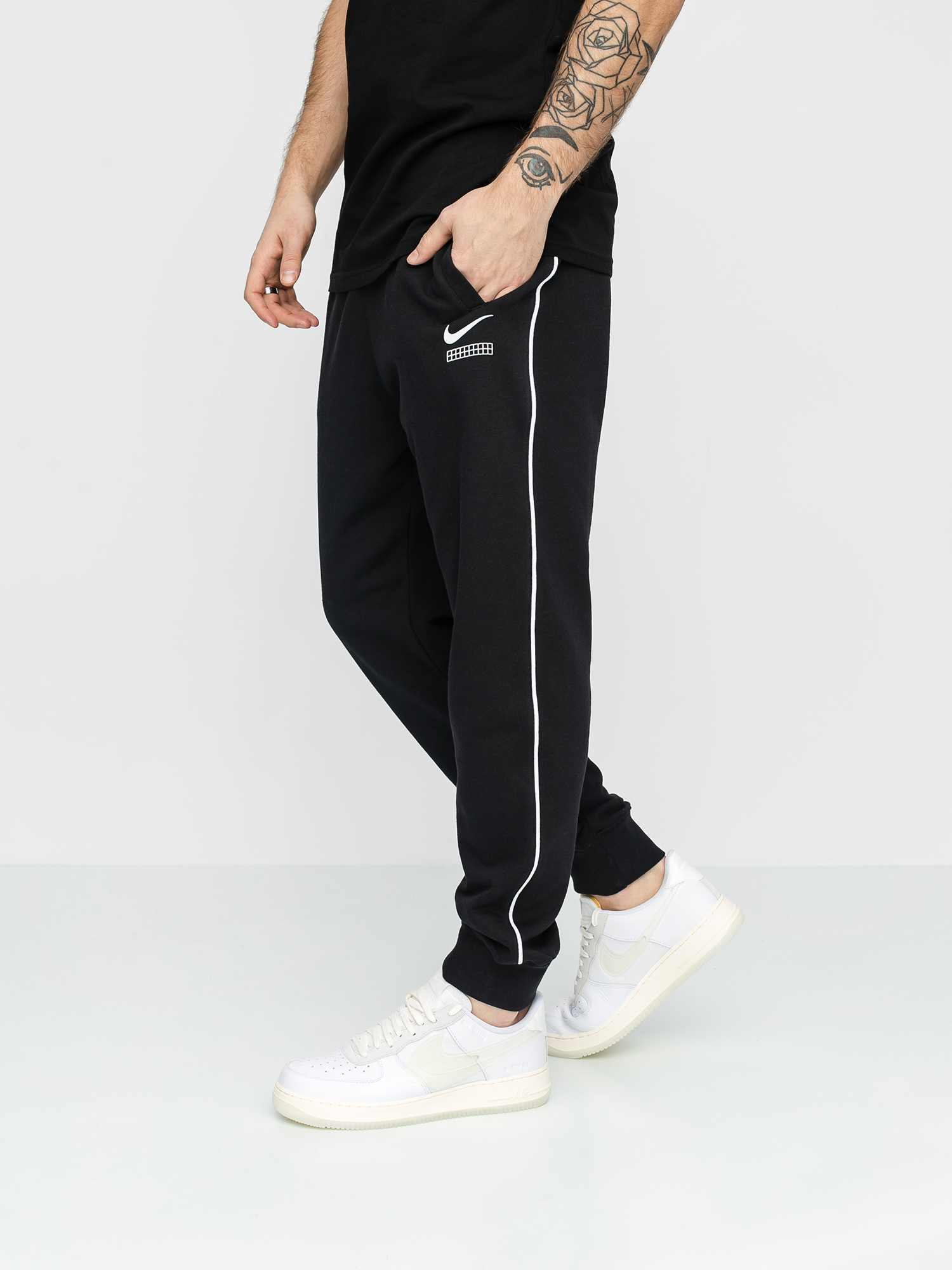 Spodnie Nike Dna Ft Jggr Cf (black/white)