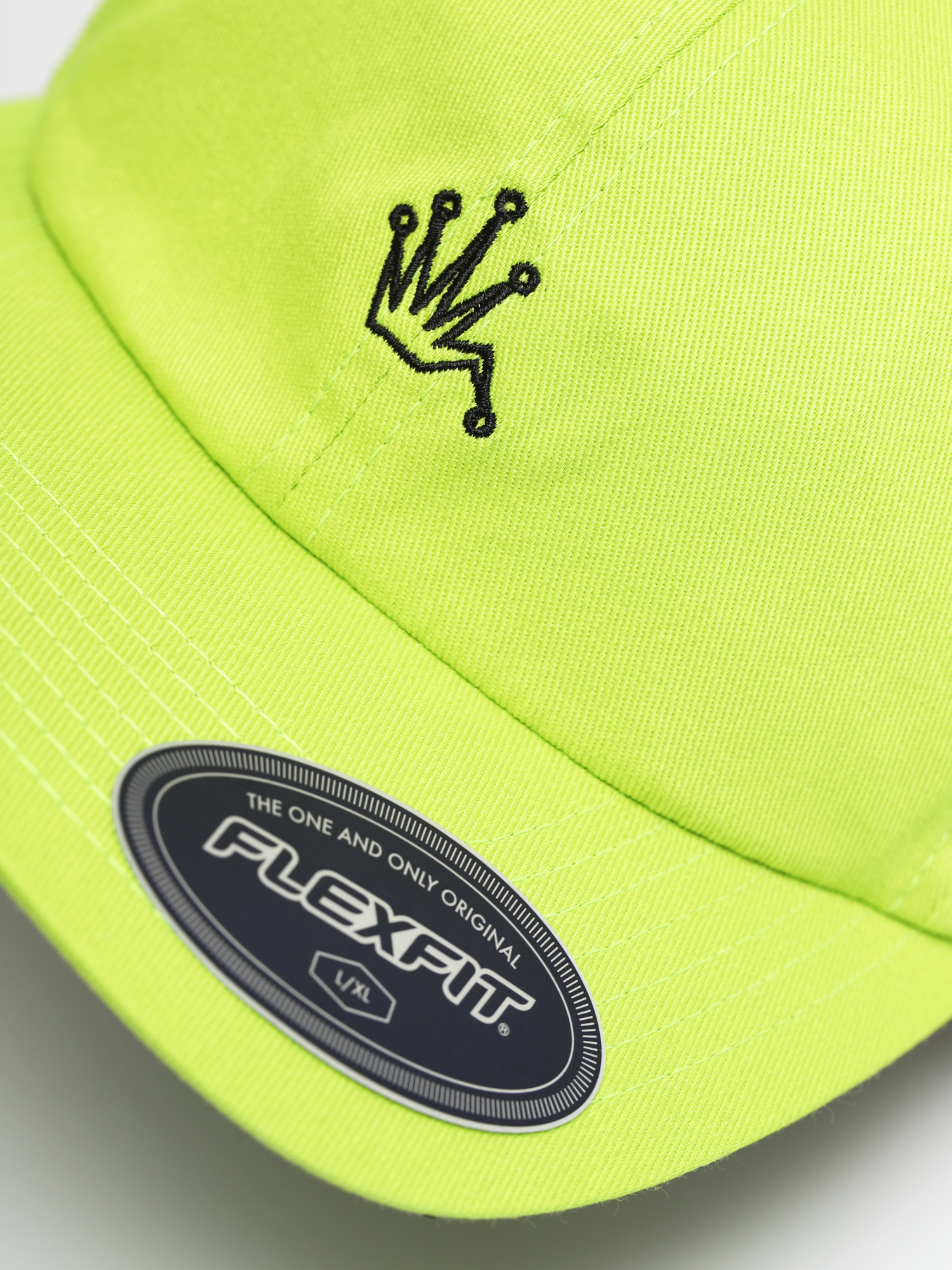 Czapka z daszkiem Stussy Bent Crown Fitted Low ZD (lime)