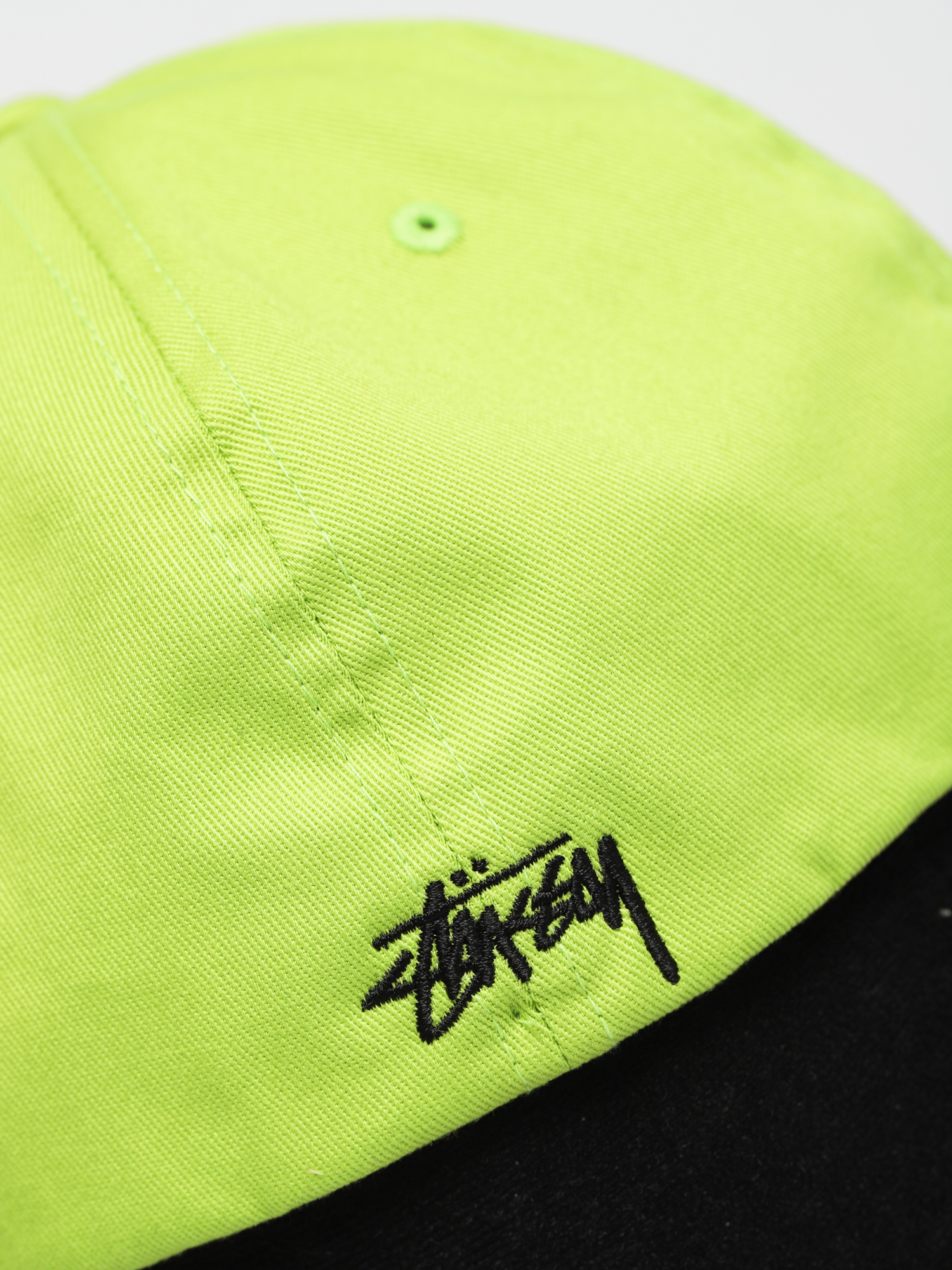 Czapka z daszkiem Stussy Bent Crown Fitted Low ZD (lime)