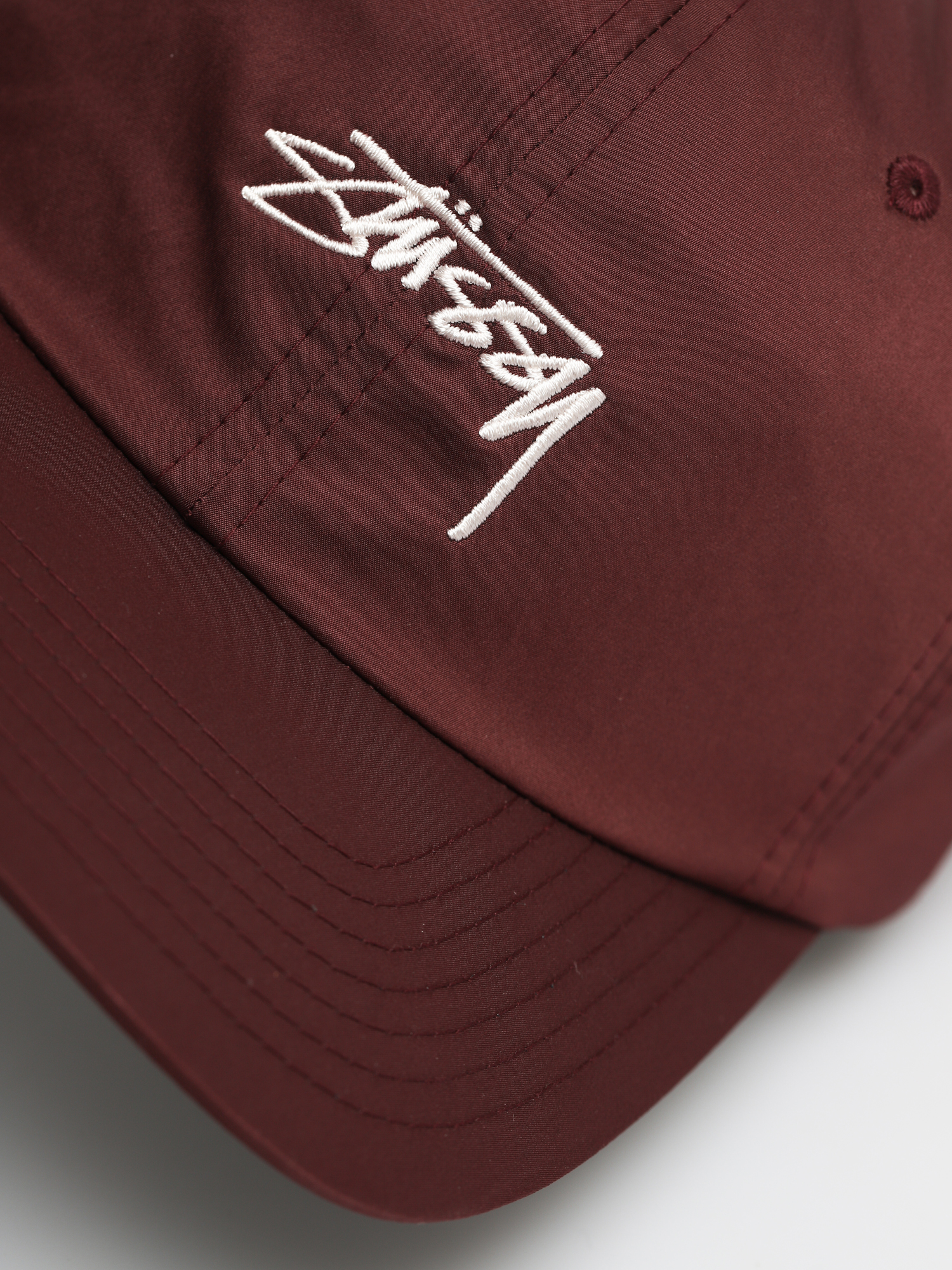 Czapka z daszkiem Stussy Lined Nylon Low Pro ZD (berry)