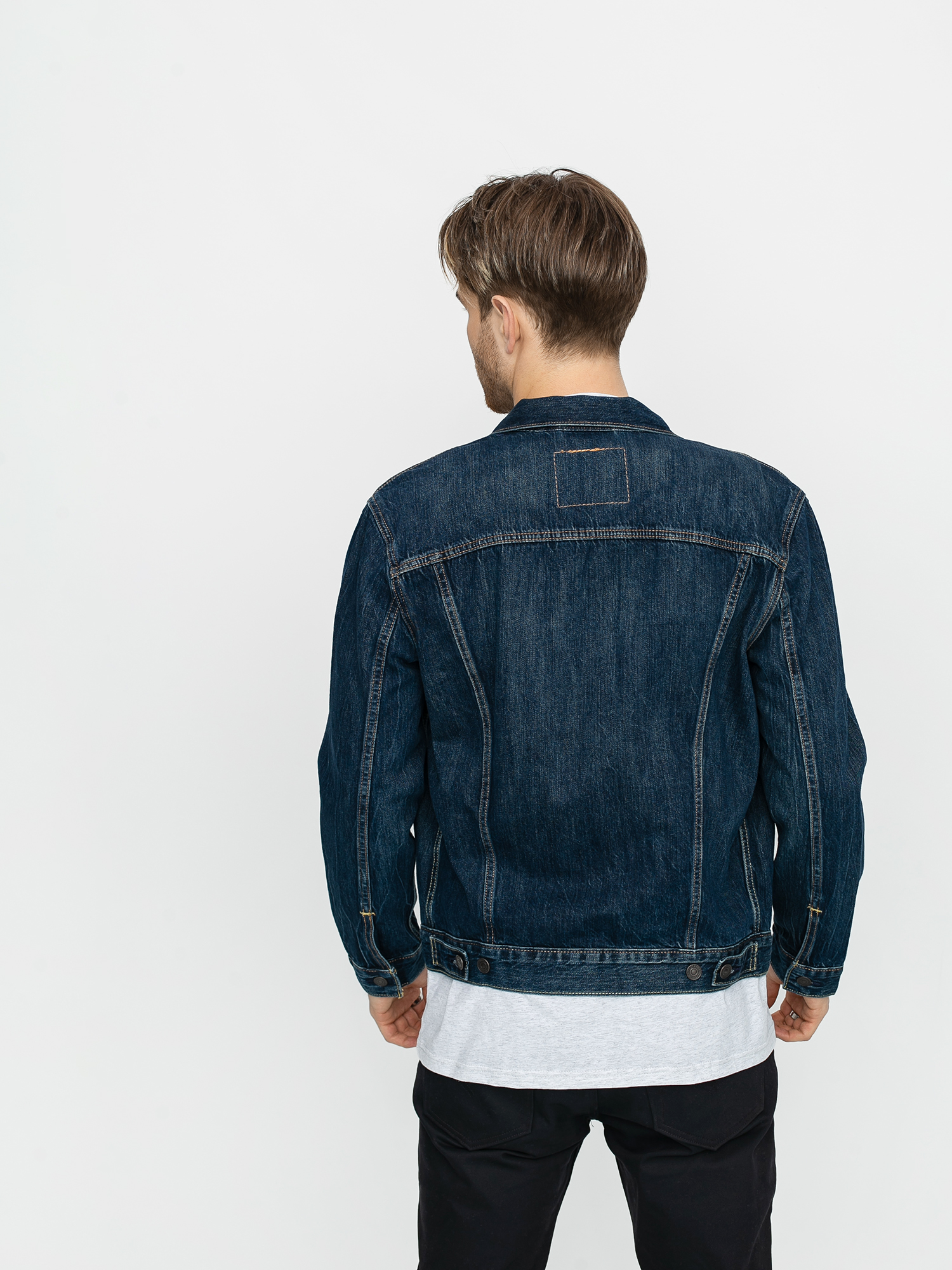 Kurtka Levi's® The Trucker Palmer (med indigo/worn in)