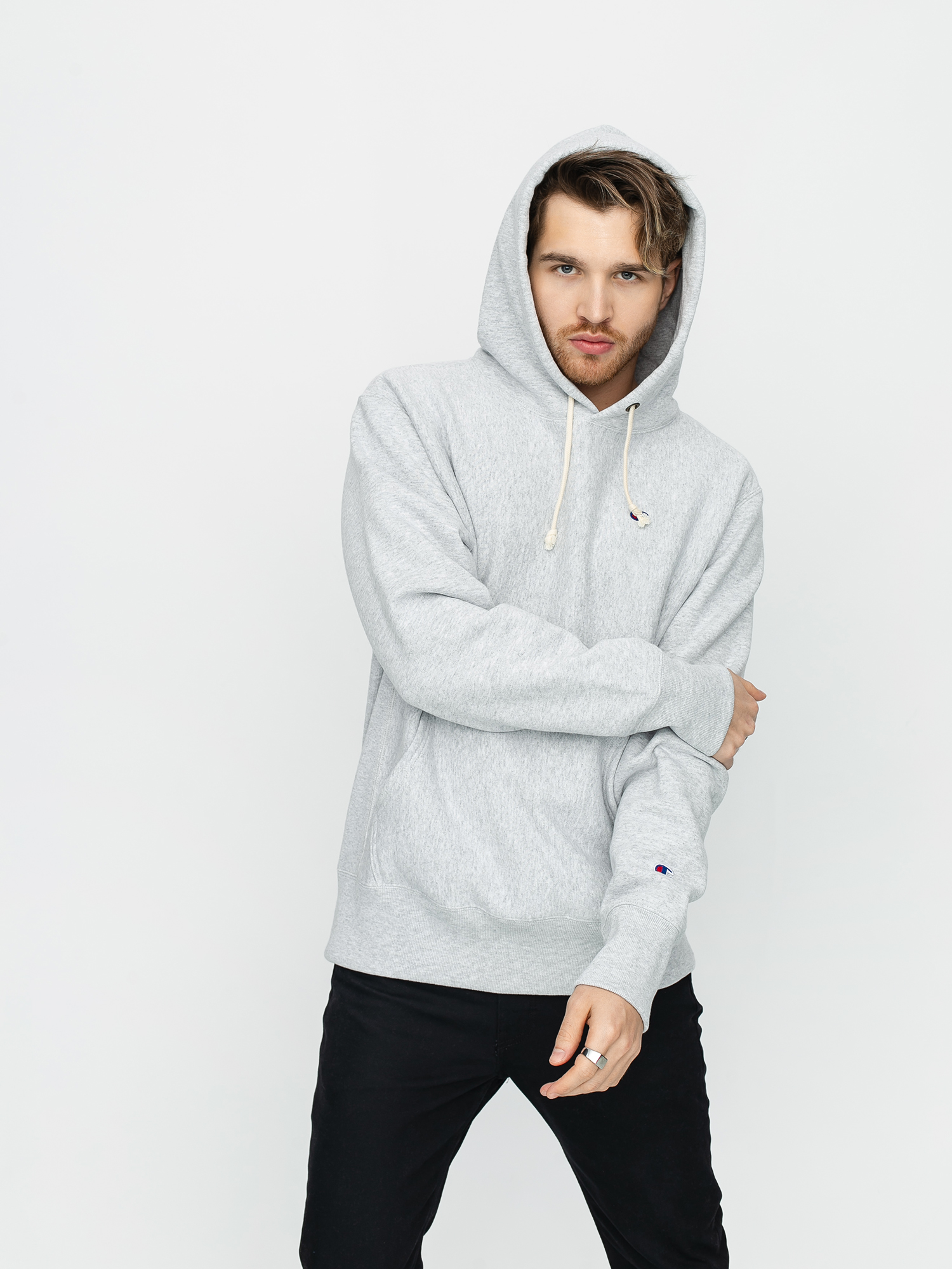 Bluza z kapturem Champion Premium Sweatshirt HD 214675 (loxgm)