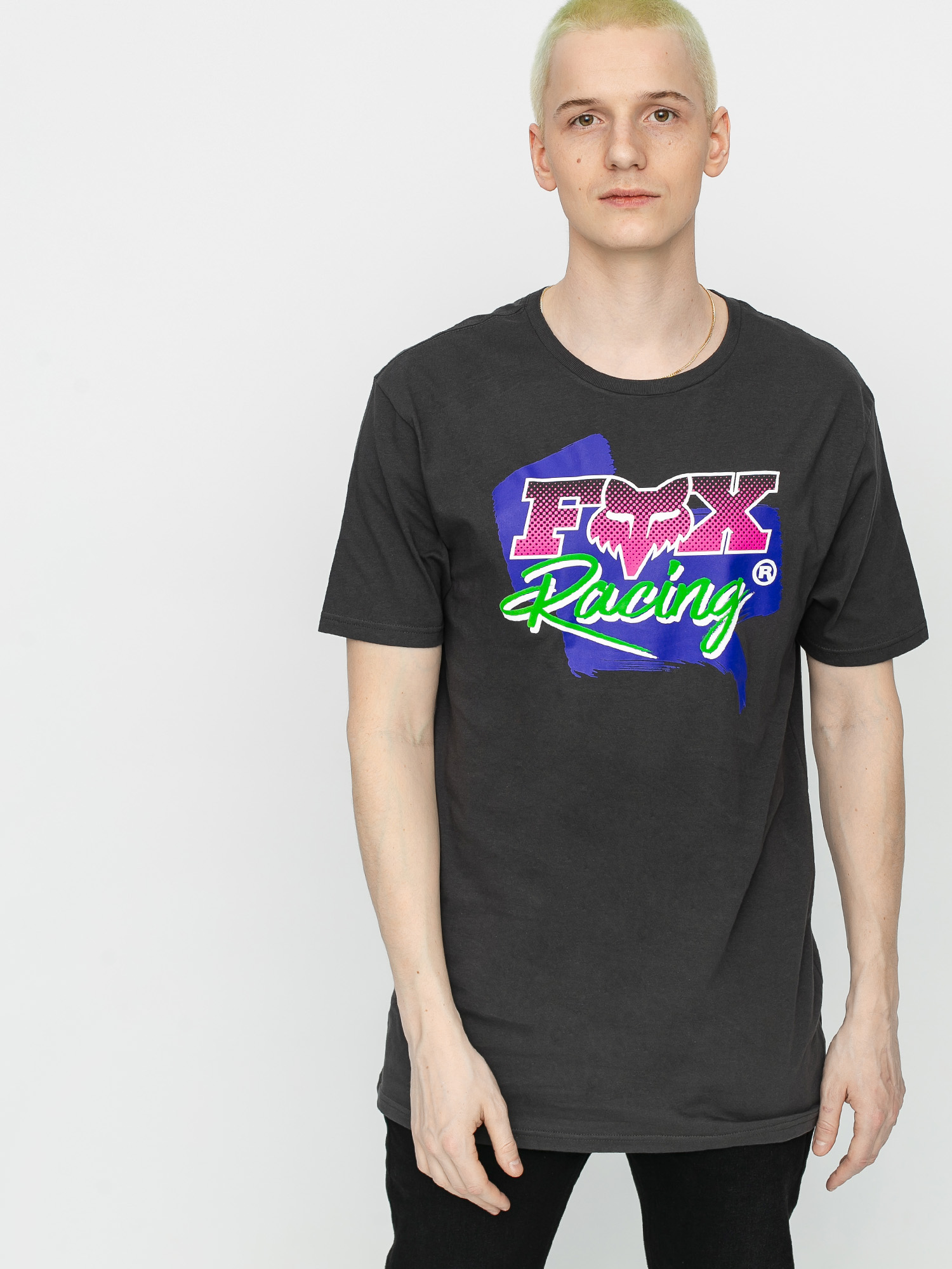 T-shirt Fox Castr Premium (blk vin)