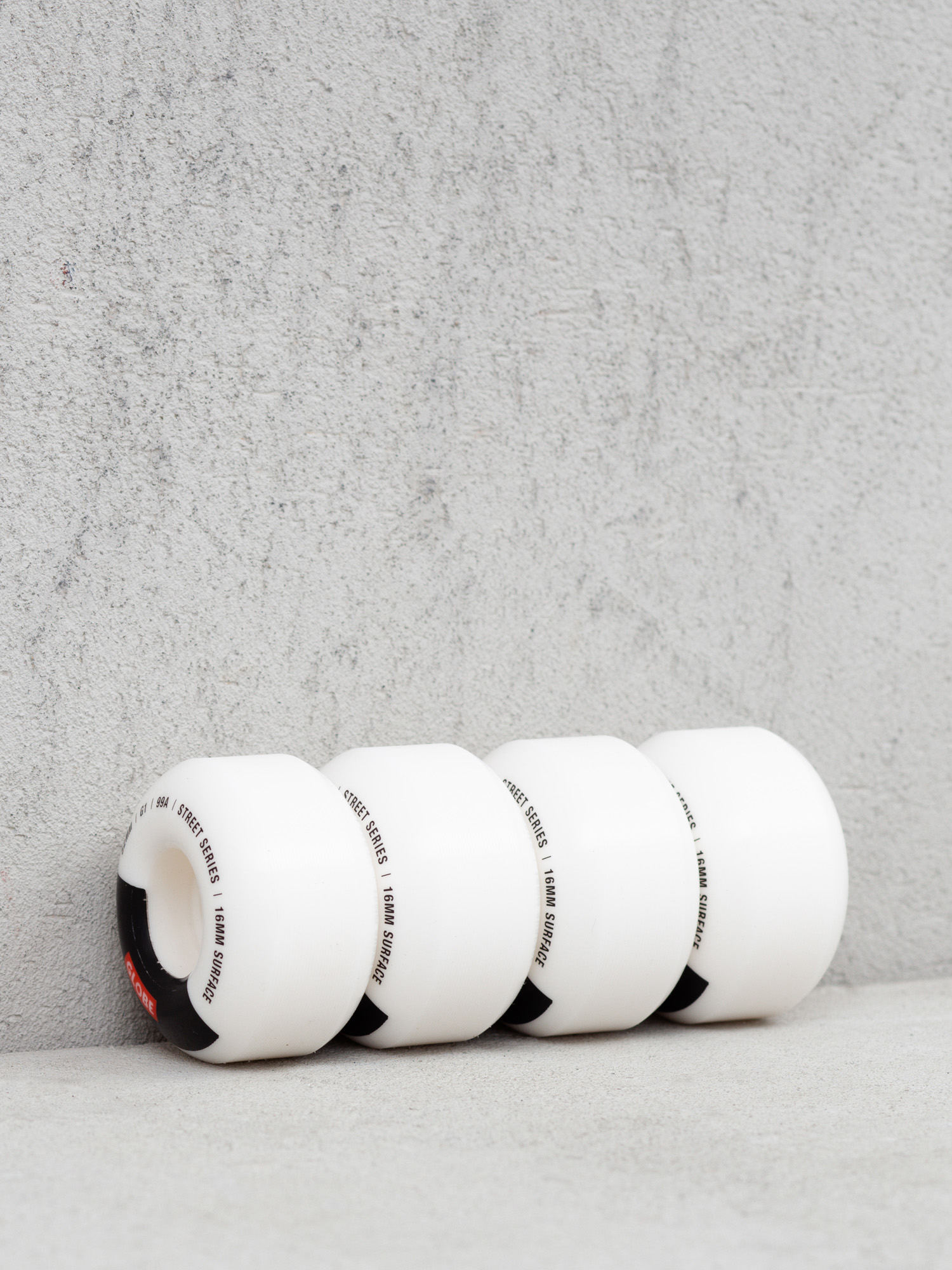 Kółka Globe G1 (white/black/bar)