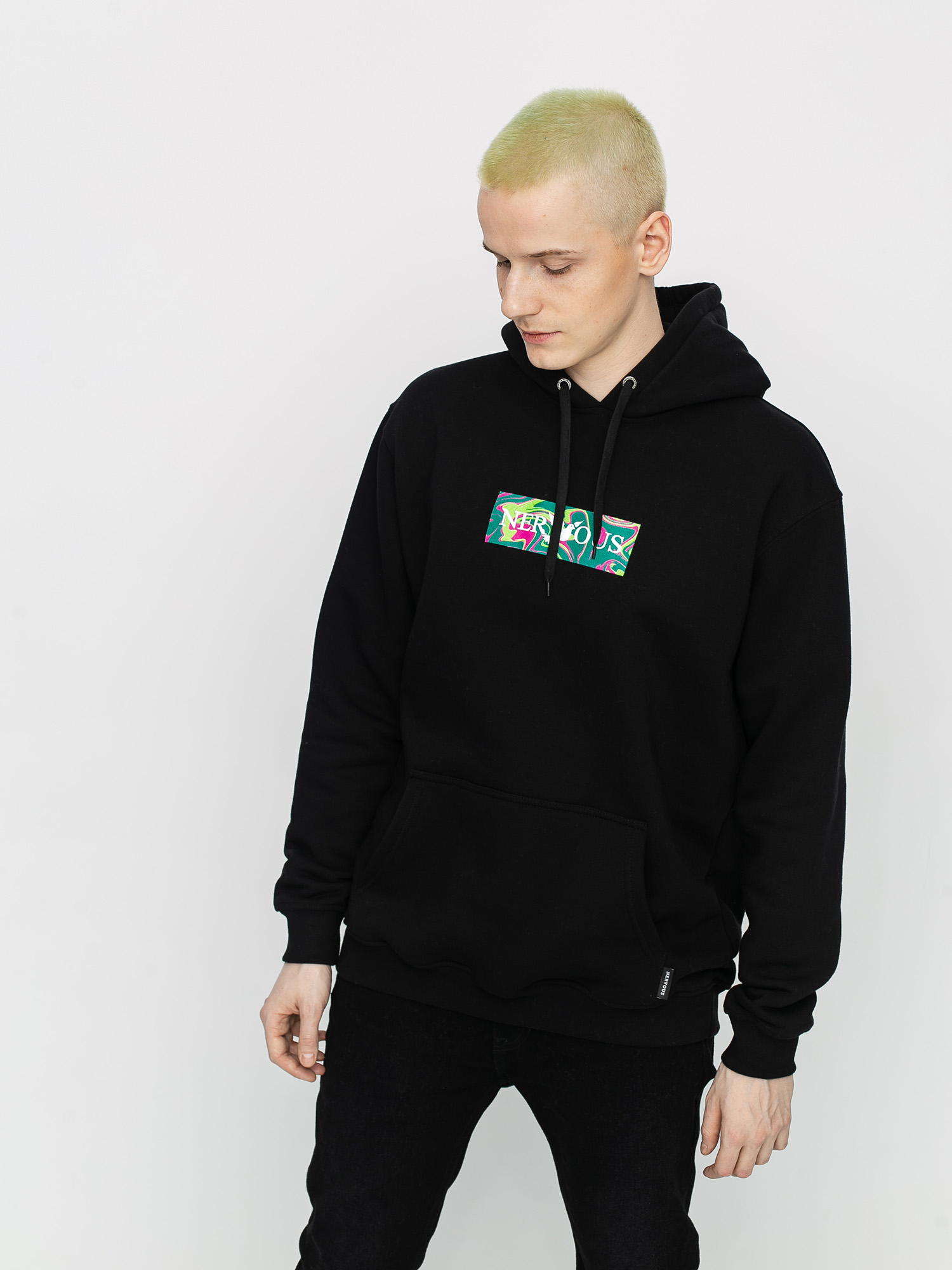 Bluza z kapturem Nervous Acid Box HD (black)