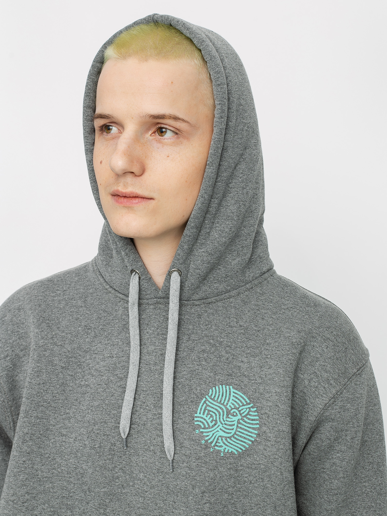 Bluza z kapturem Nervous Ribbons HD (grey)