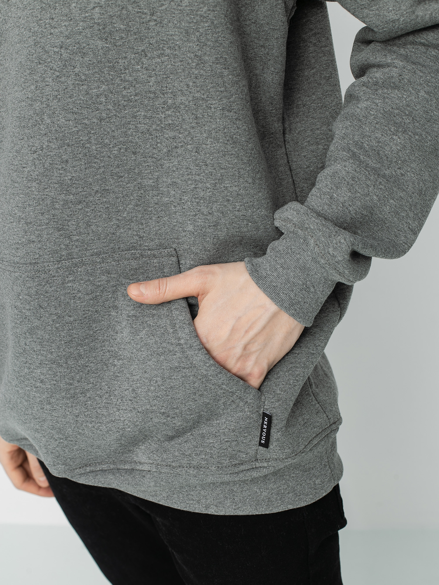 Bluza z kapturem Nervous Ribbons HD (grey)