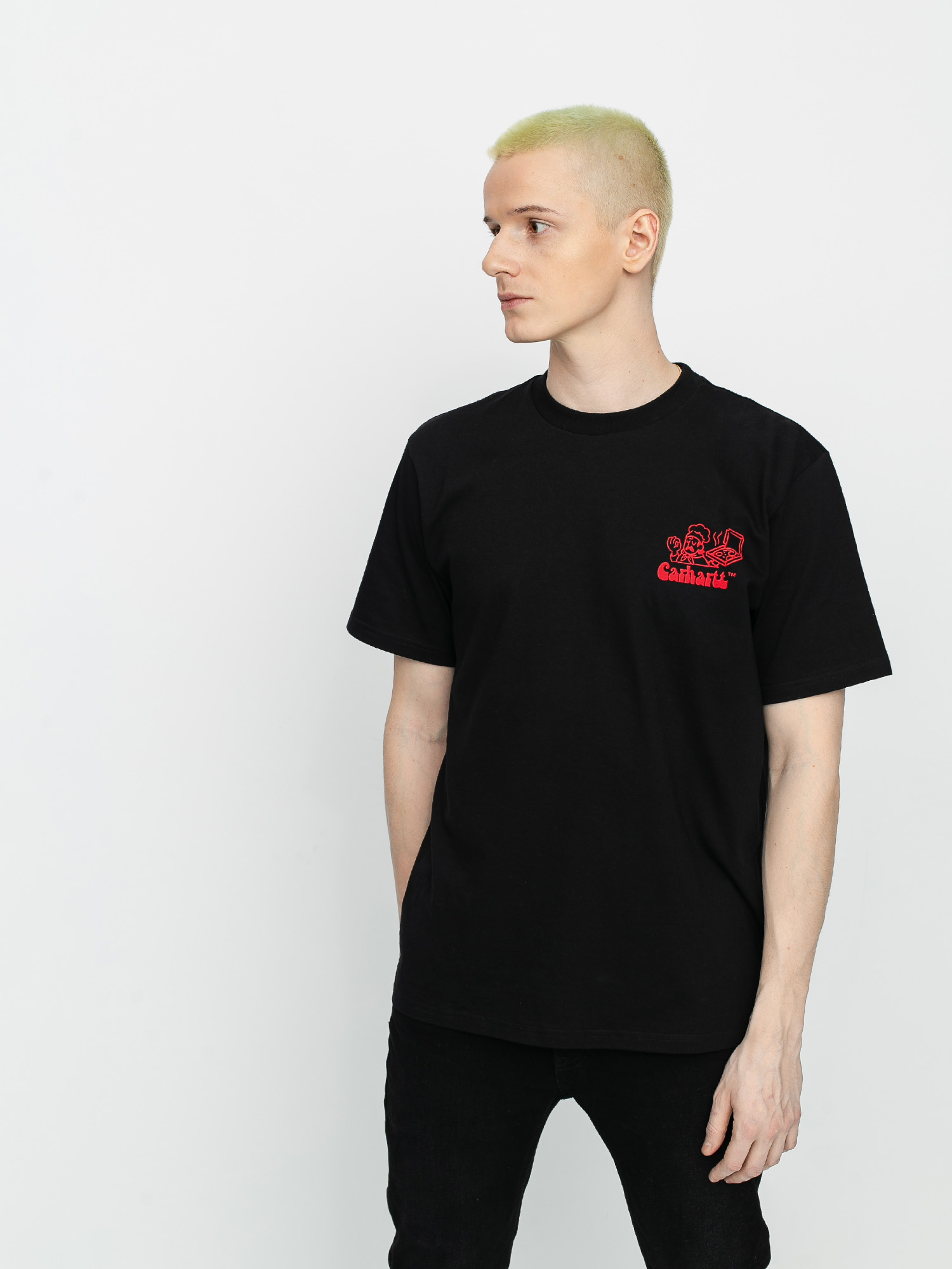 T-shirt Carhartt WIP Bene (black/red)