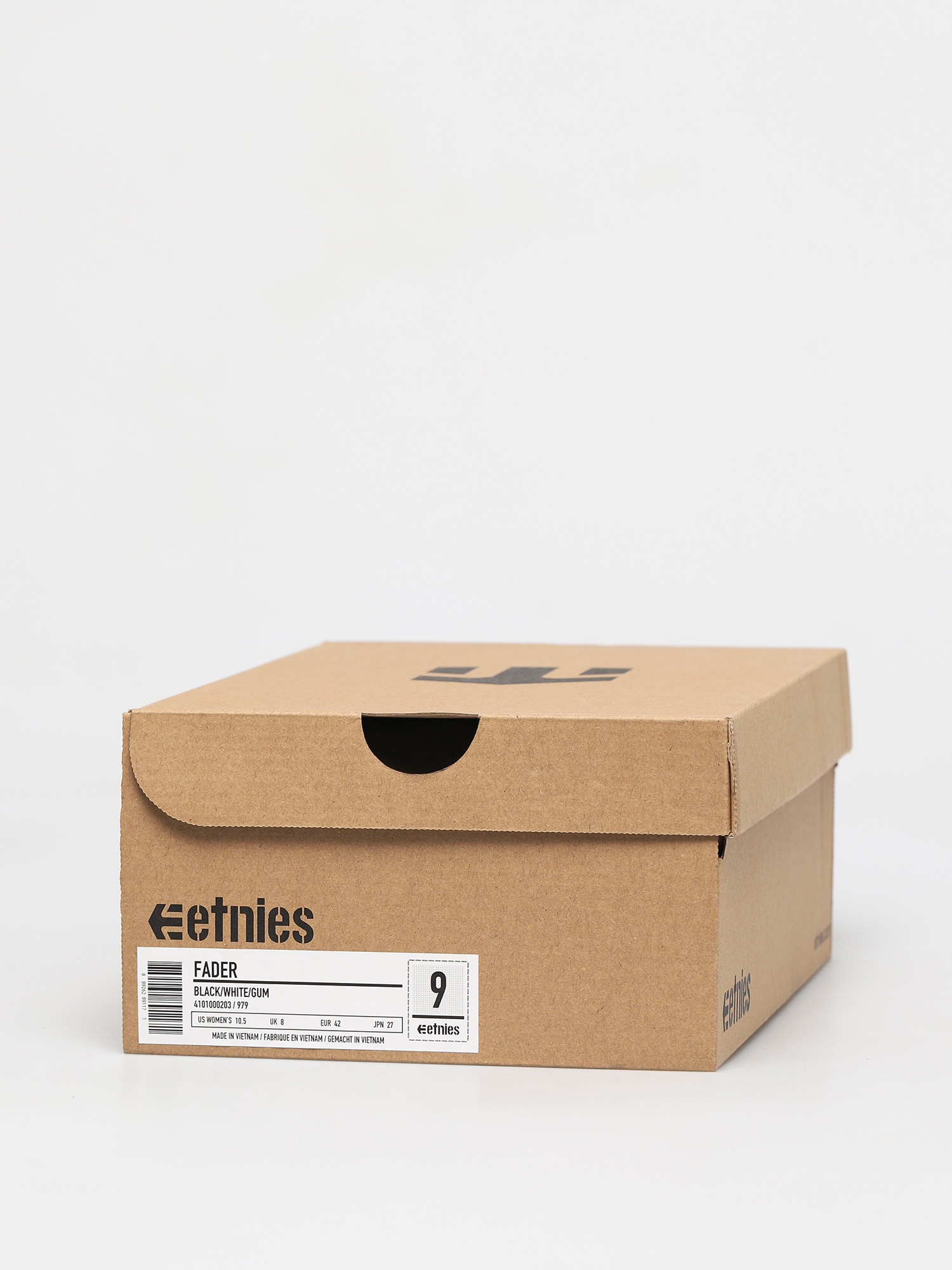 Buty Etnies Fader (black/white/gum)