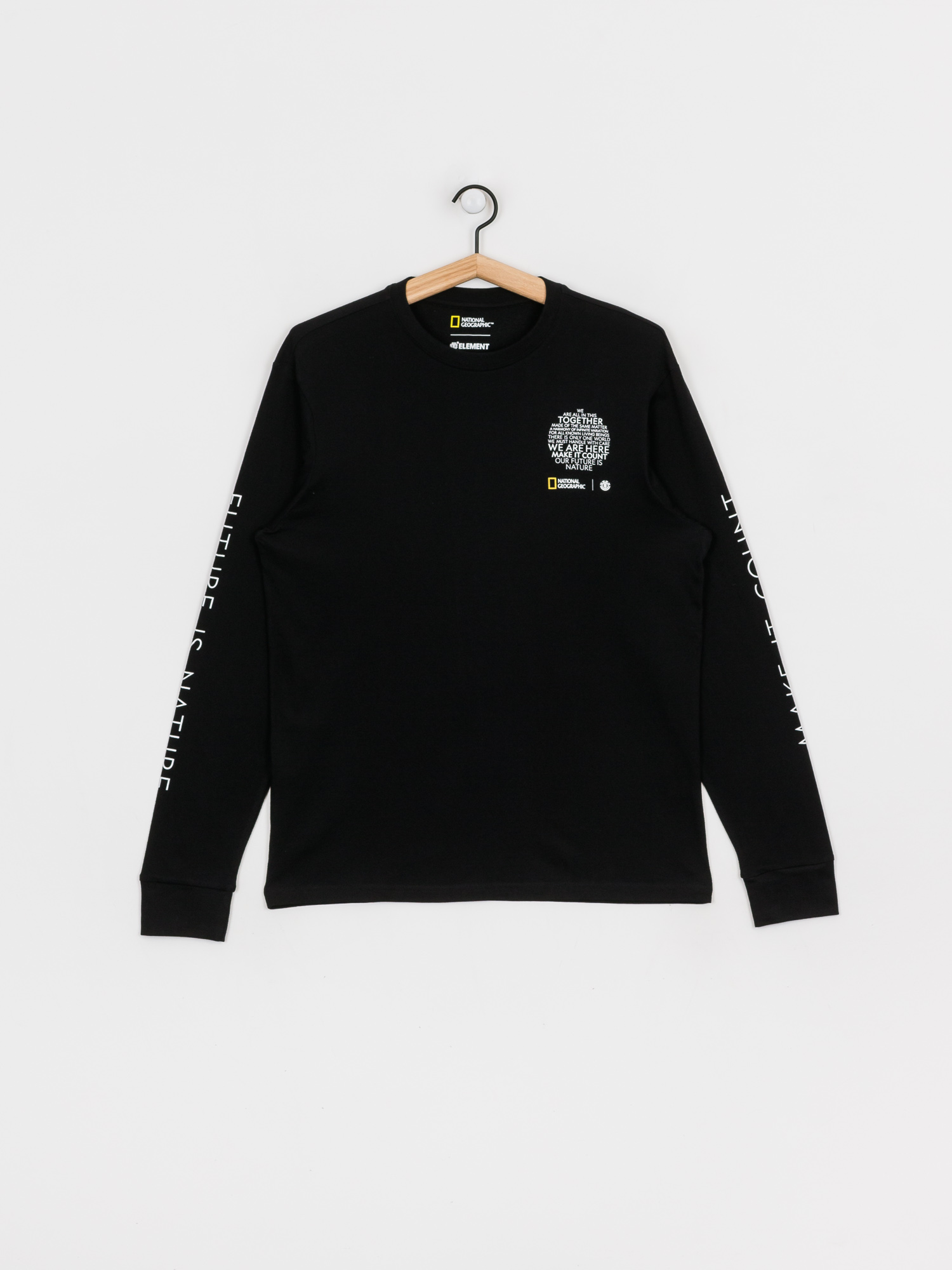 Longsleeve Element Earth (flint black)