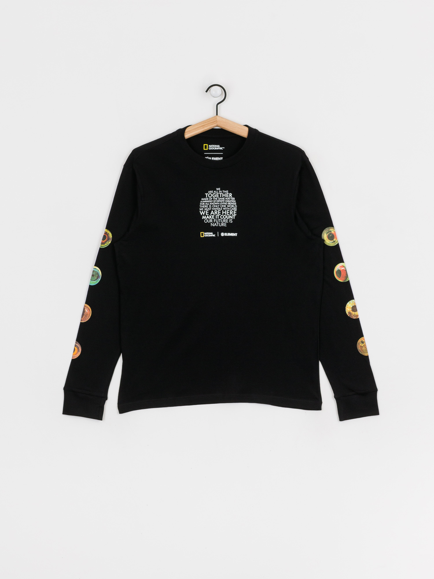 Longsleeve Element Optical (flint black)