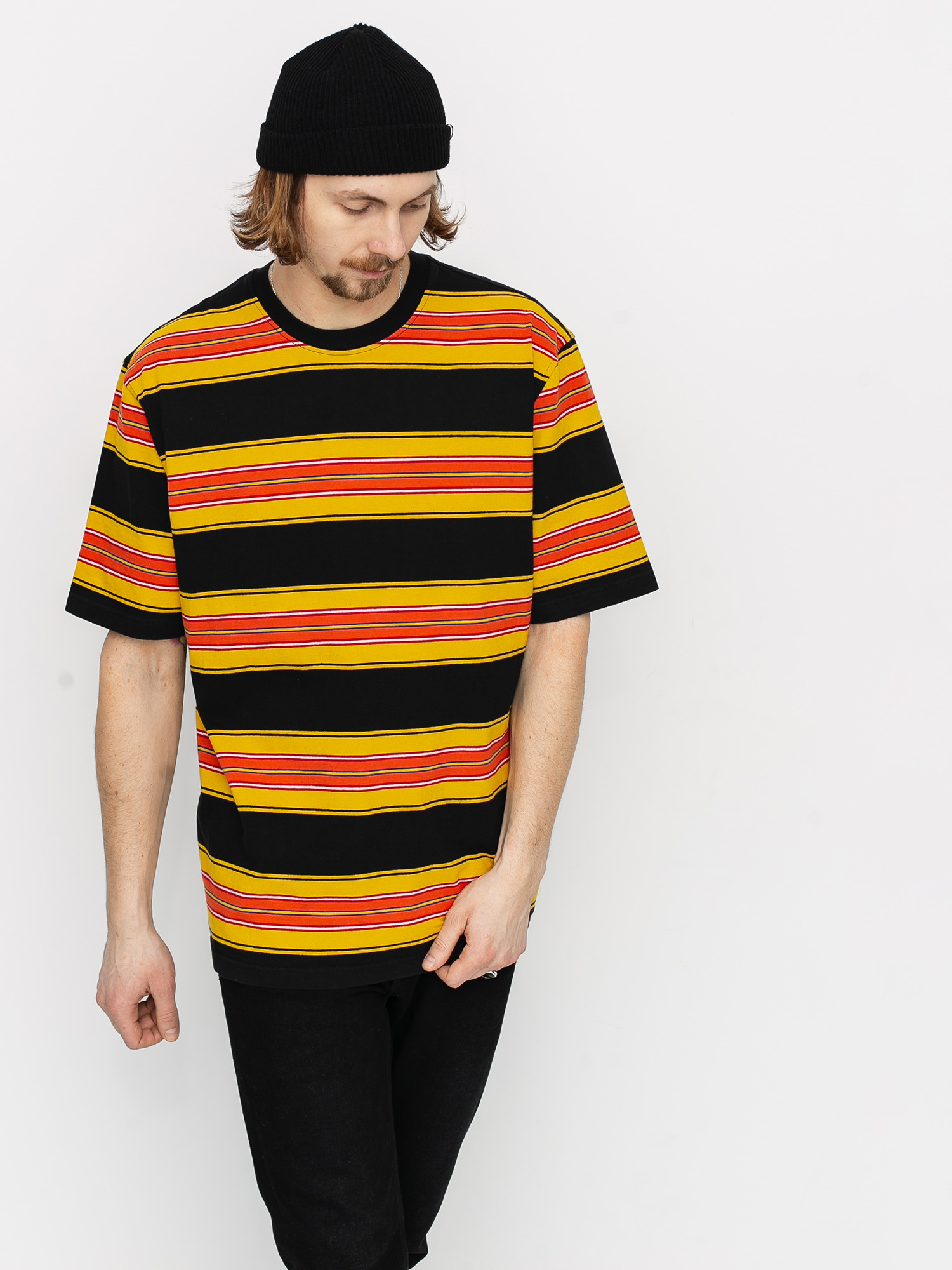 T-shirt Stussy Multi Stripe (black)