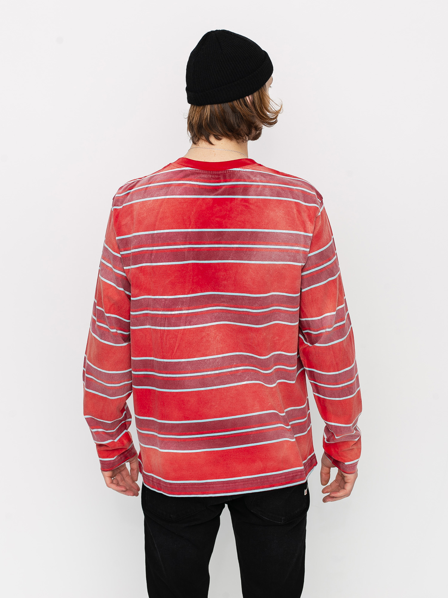 Longsleeve Stussy Bleach Stripe (red)