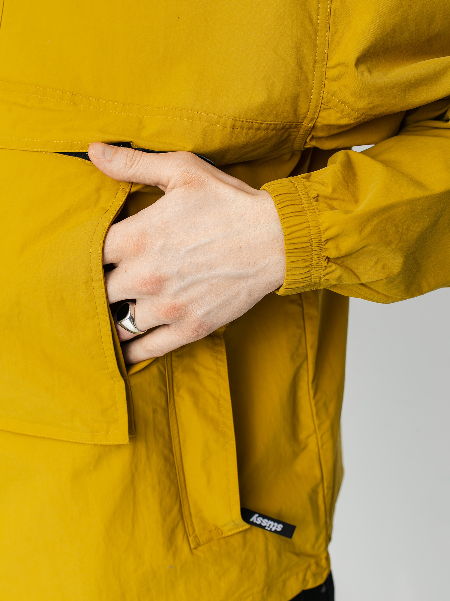 Kurtka Stussy Packable Anorak (mustard)