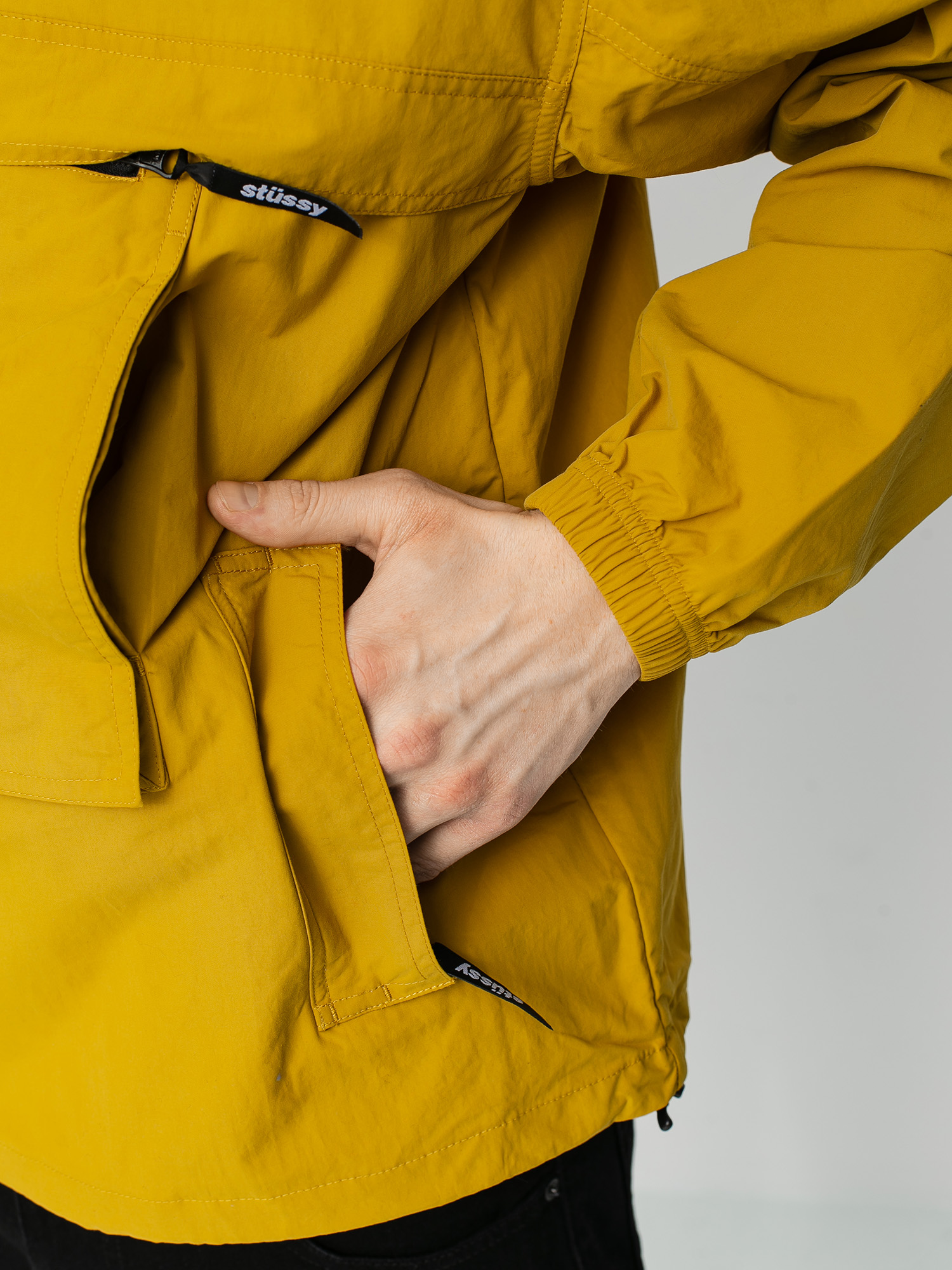 Kurtka Stussy Packable Anorak (mustard)