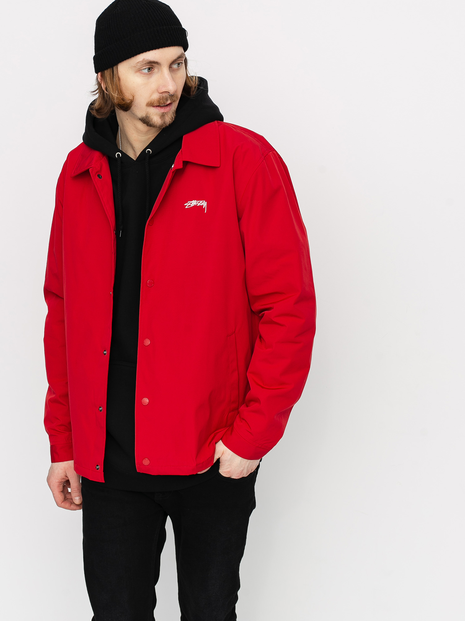 Kurtka Stussy Classic Coach (burnt red)