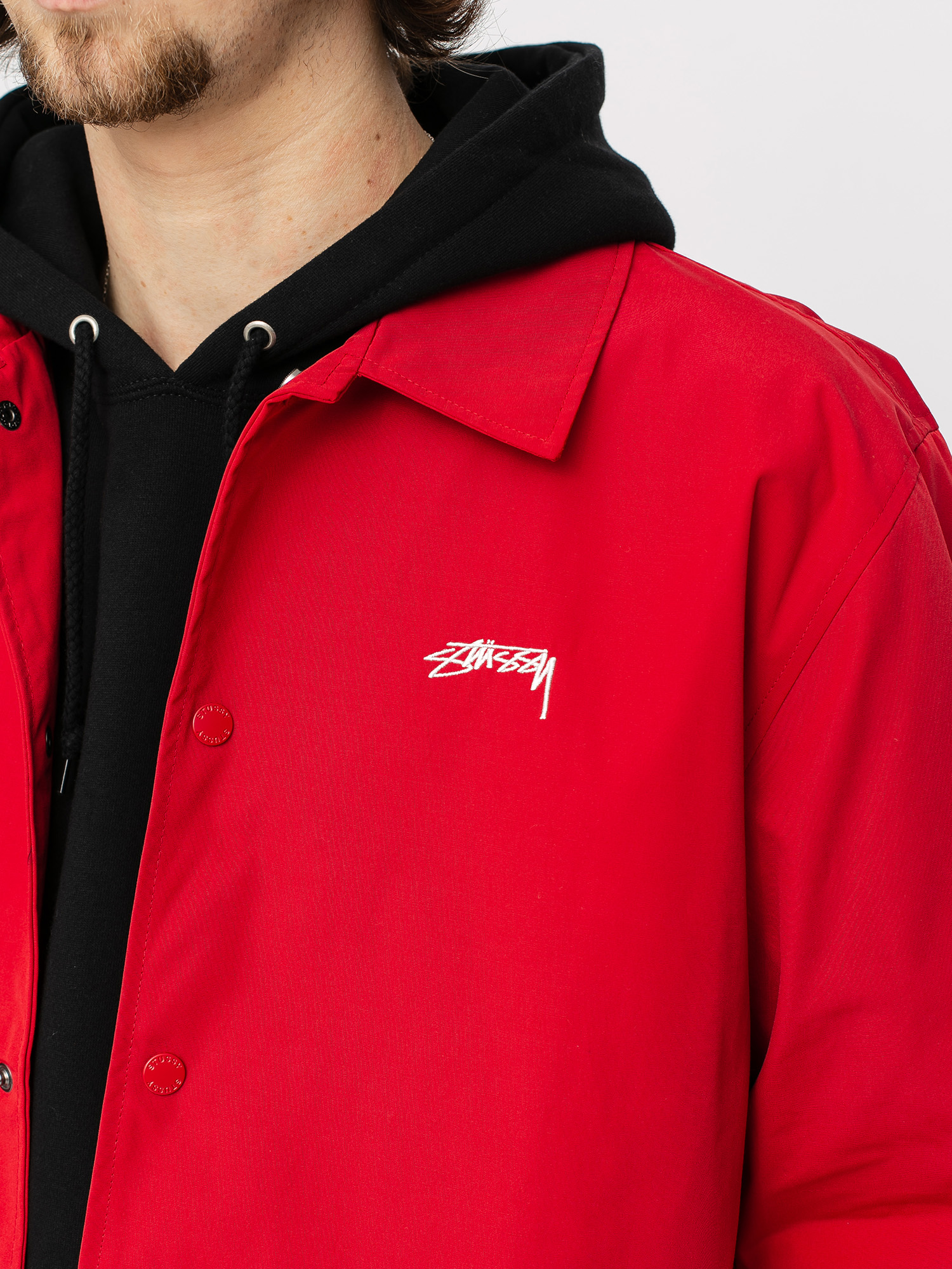 Kurtka Stussy Classic Coach (burnt red)