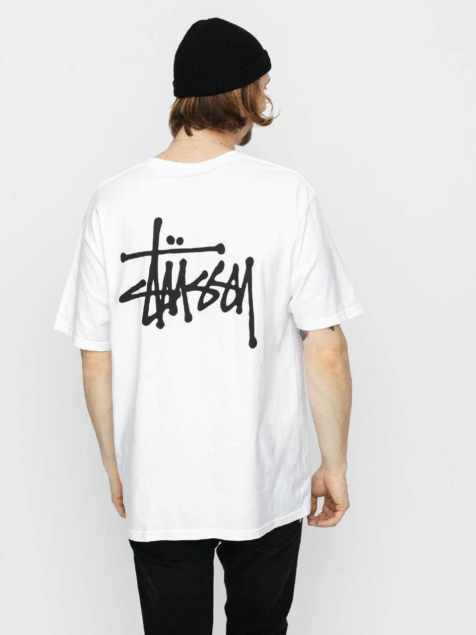 T-shirt Stussy Basic Stussy (white)