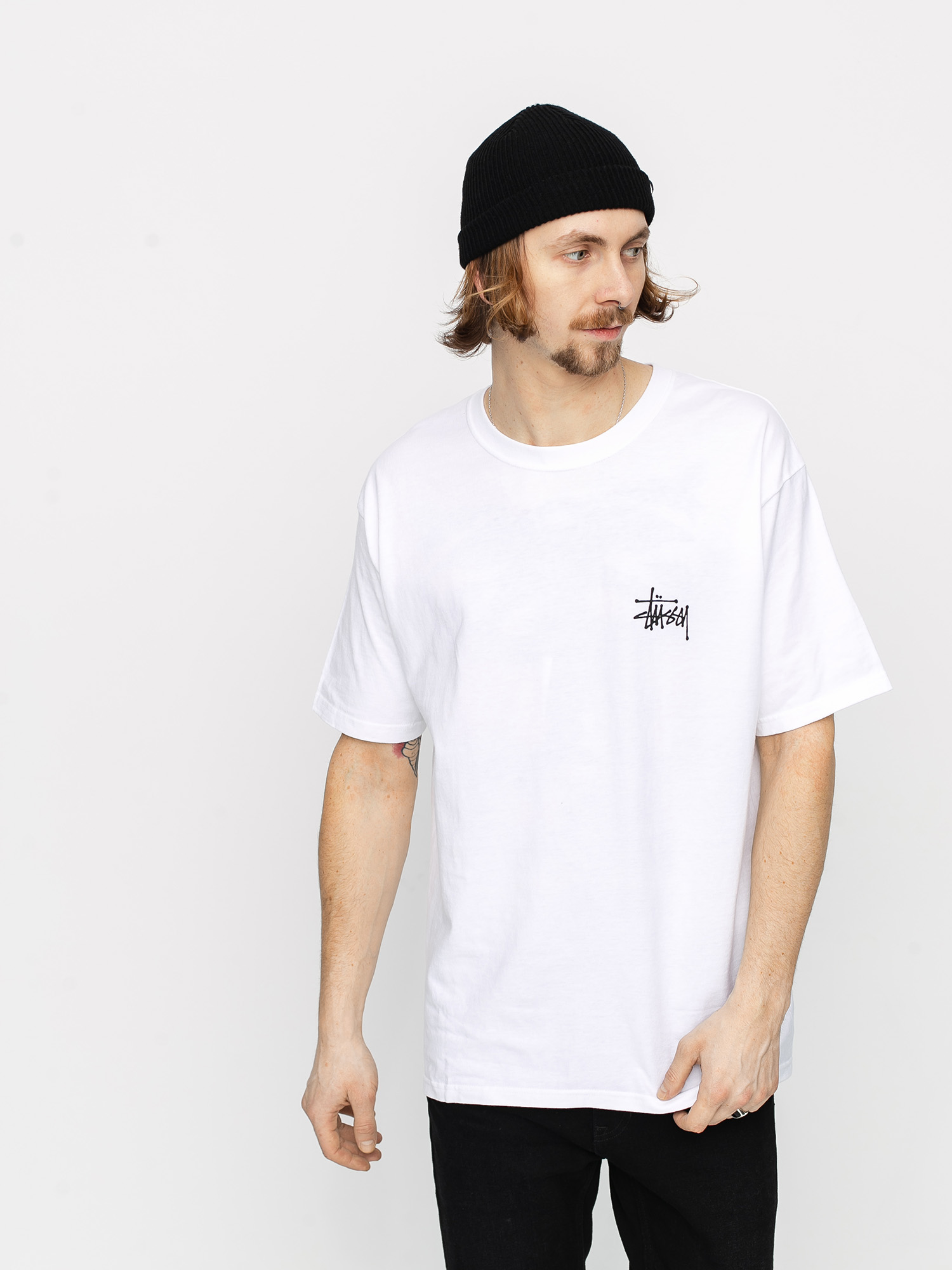 T-shirt Stussy Basic Stussy (white)