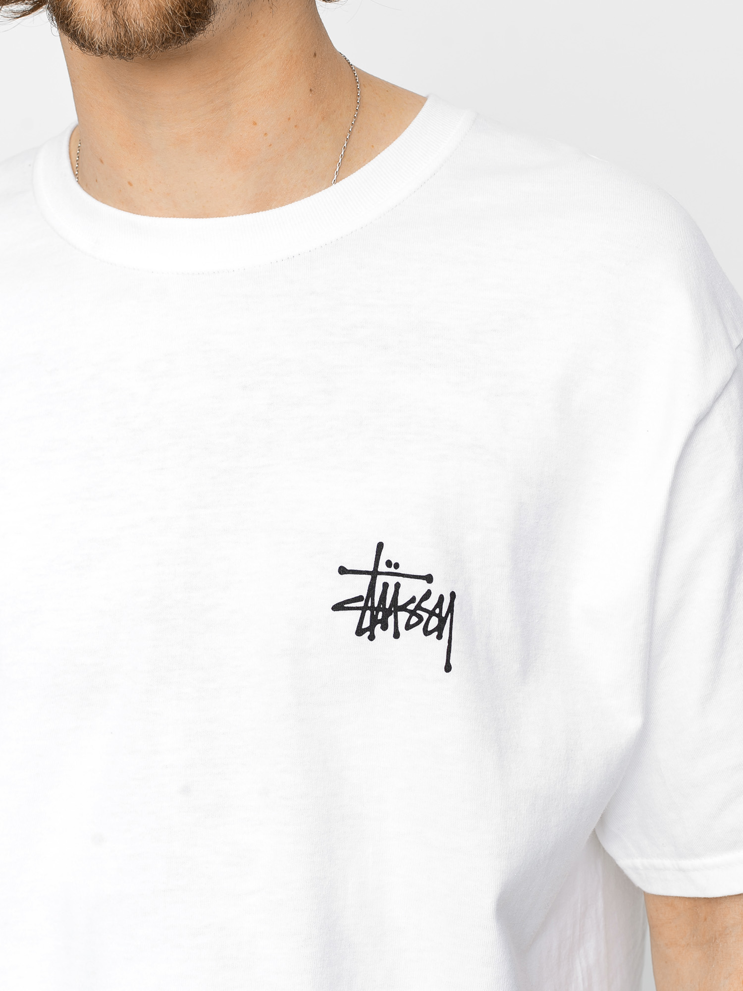 T-shirt Stussy Basic Stussy (white)