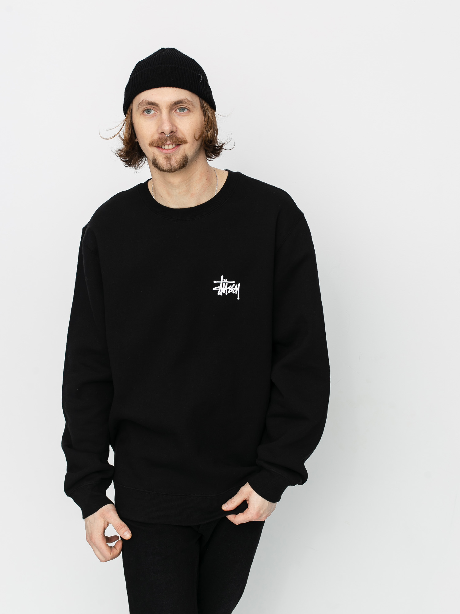 Bluza Stussy Basic Stussy (black)