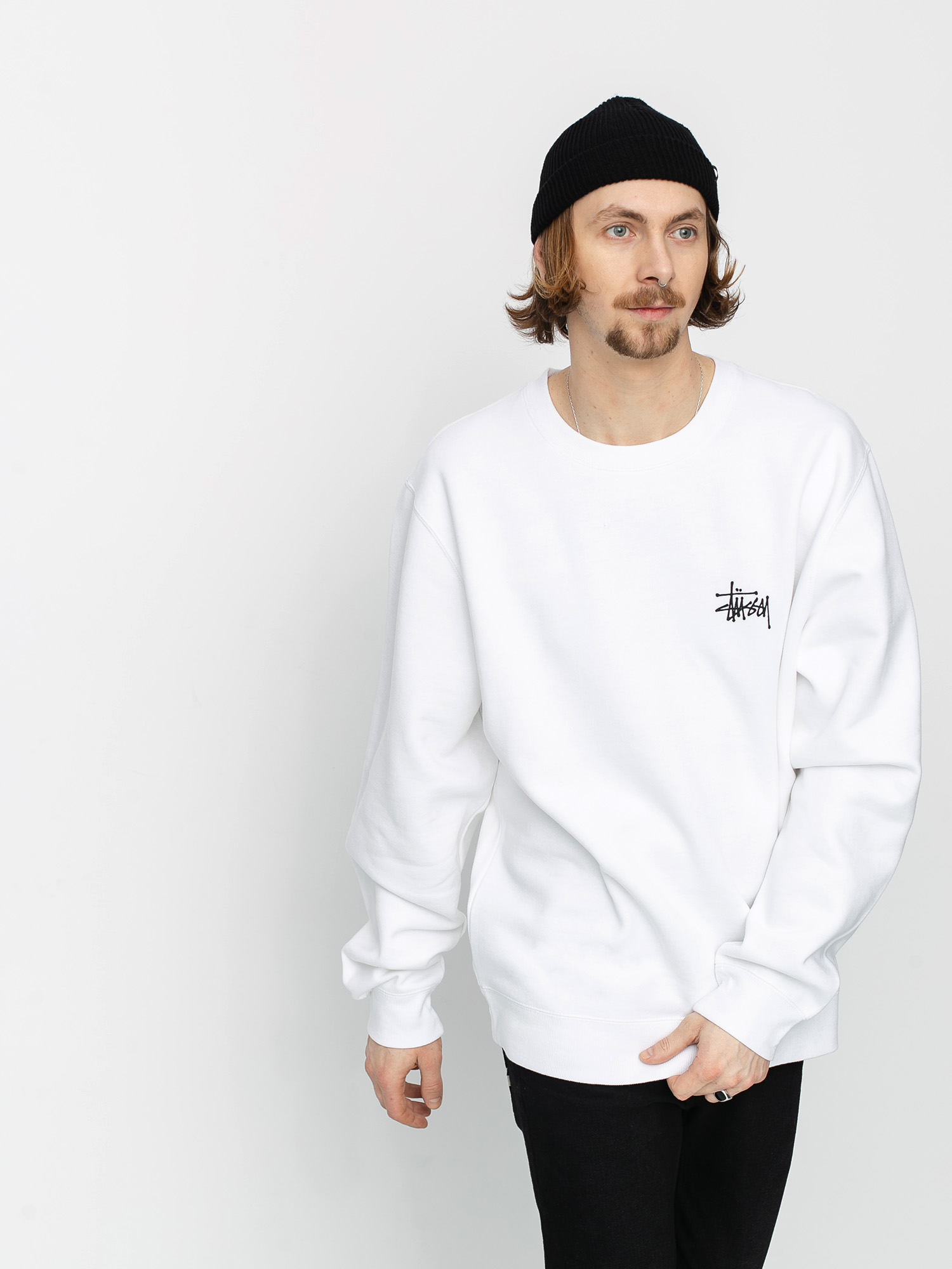 Bluza Stussy Basic Stussy (white)