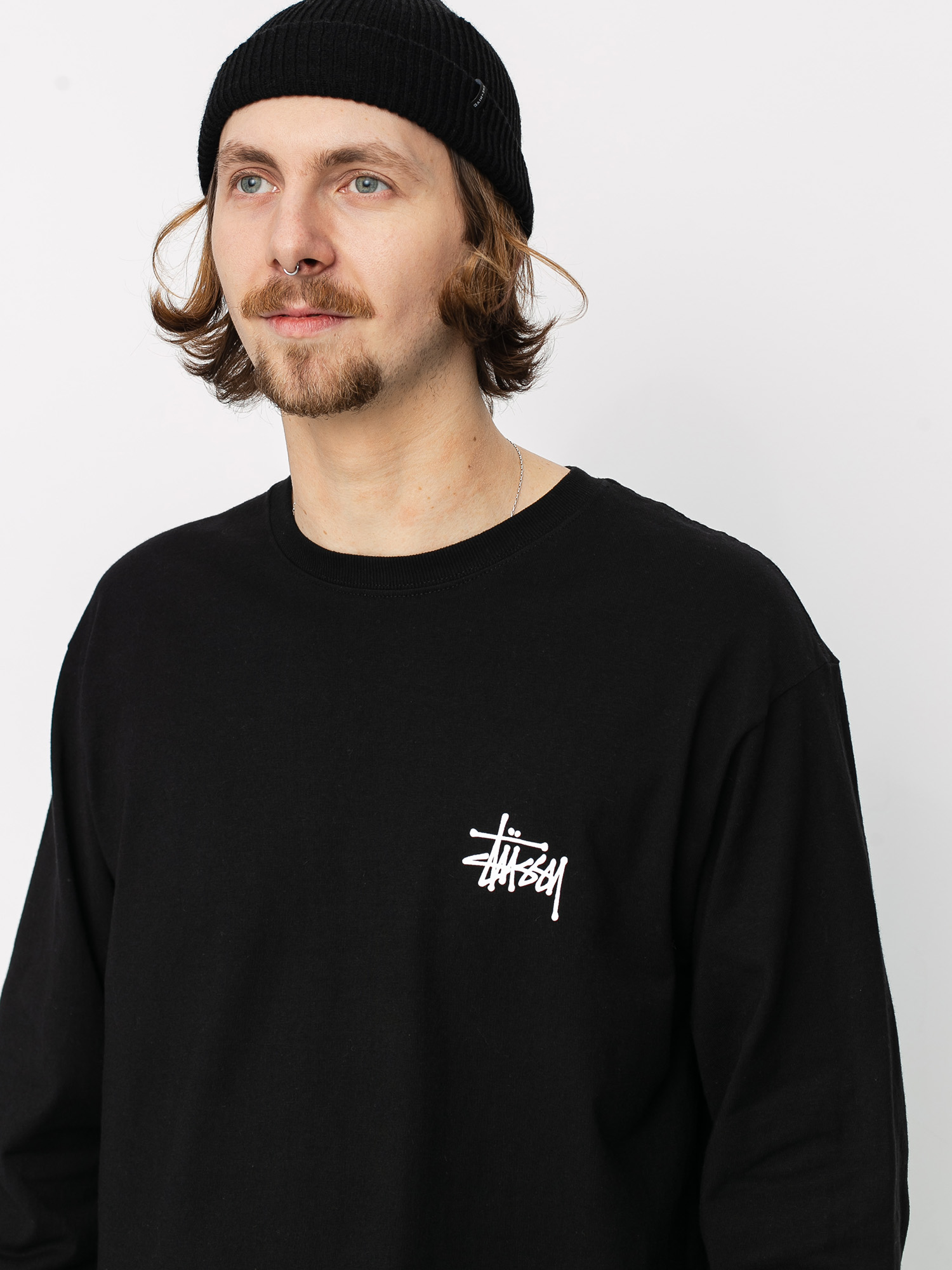 Longsleeve Stussy Basic Stussy (black)