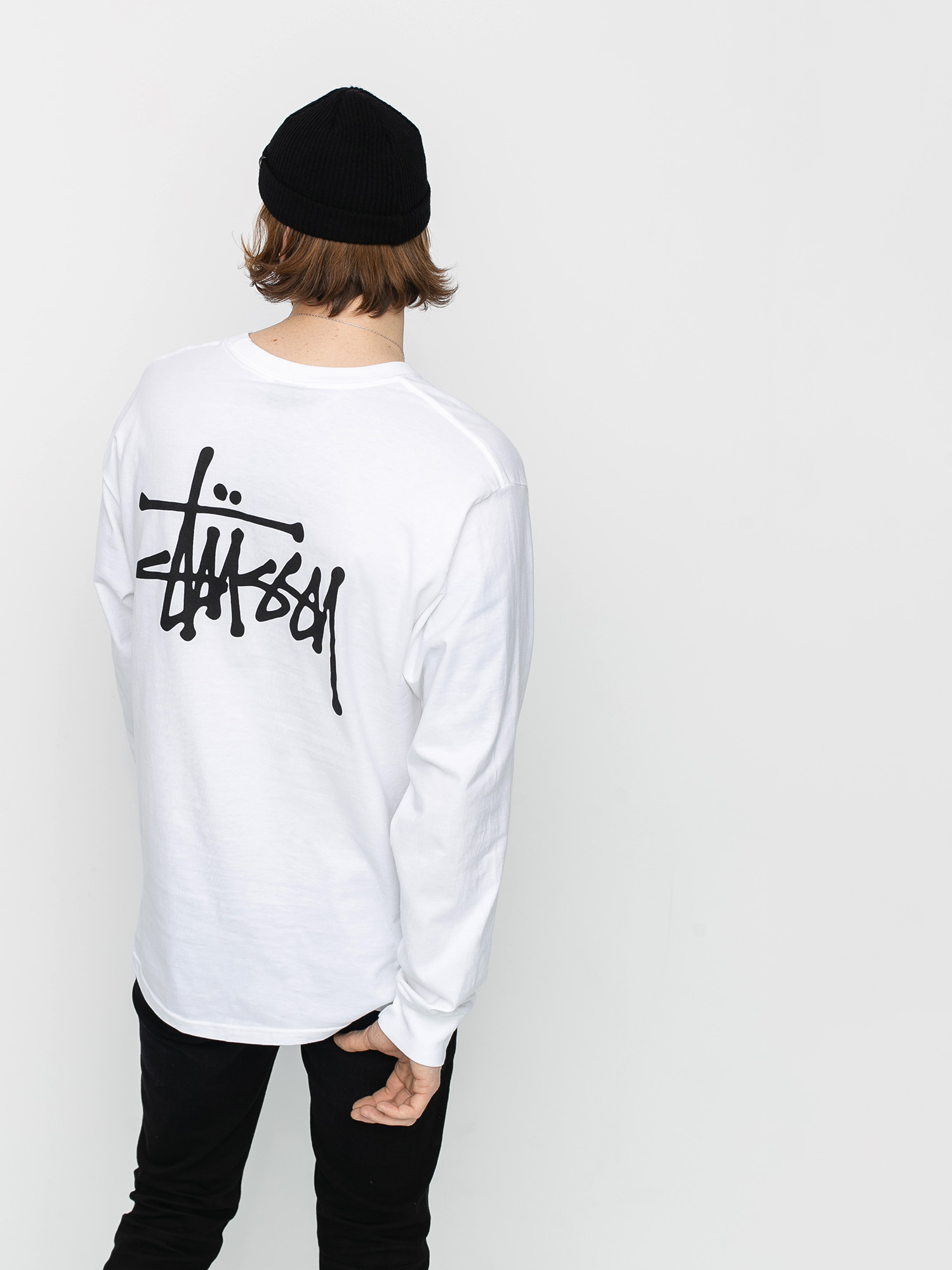 Longsleeve Stussy Basic Stussy (white)