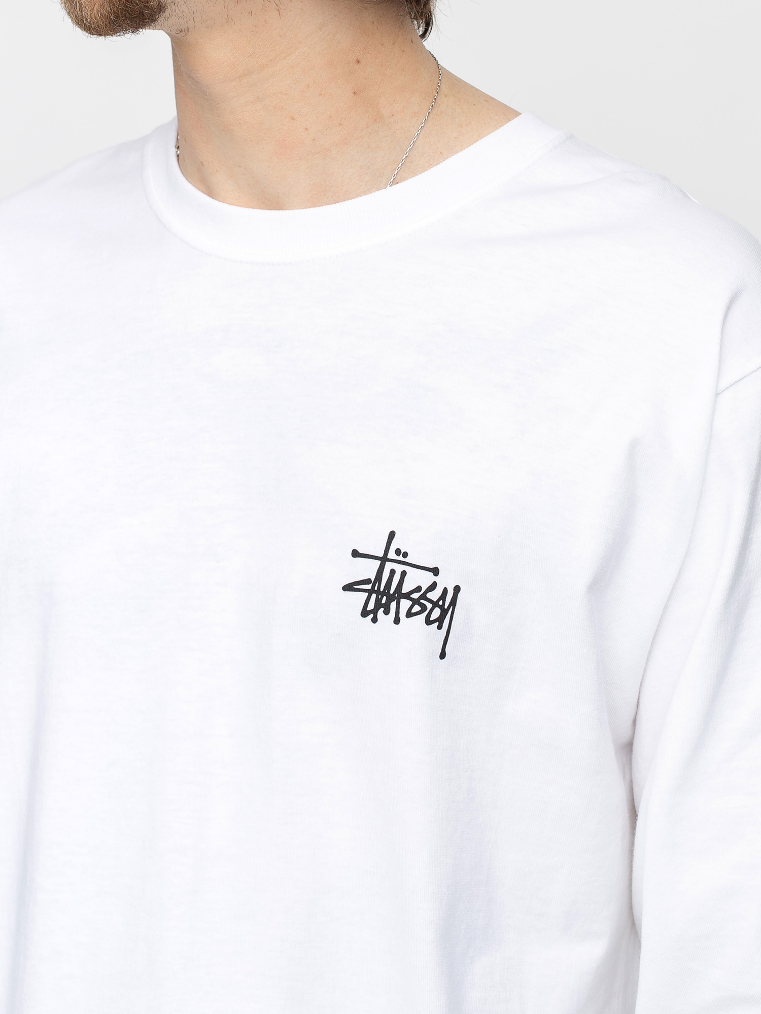 Longsleeve Stussy Basic Stussy (white)