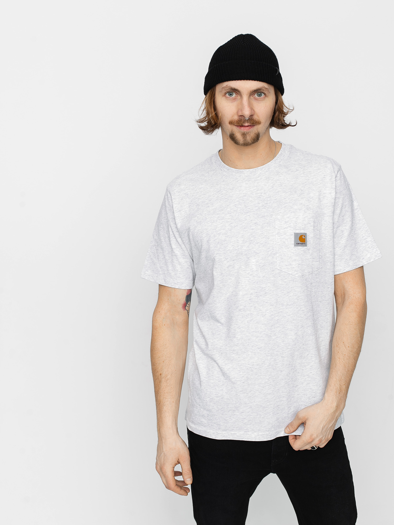 T-shirt Carhartt WIP Pocket (ash heather)