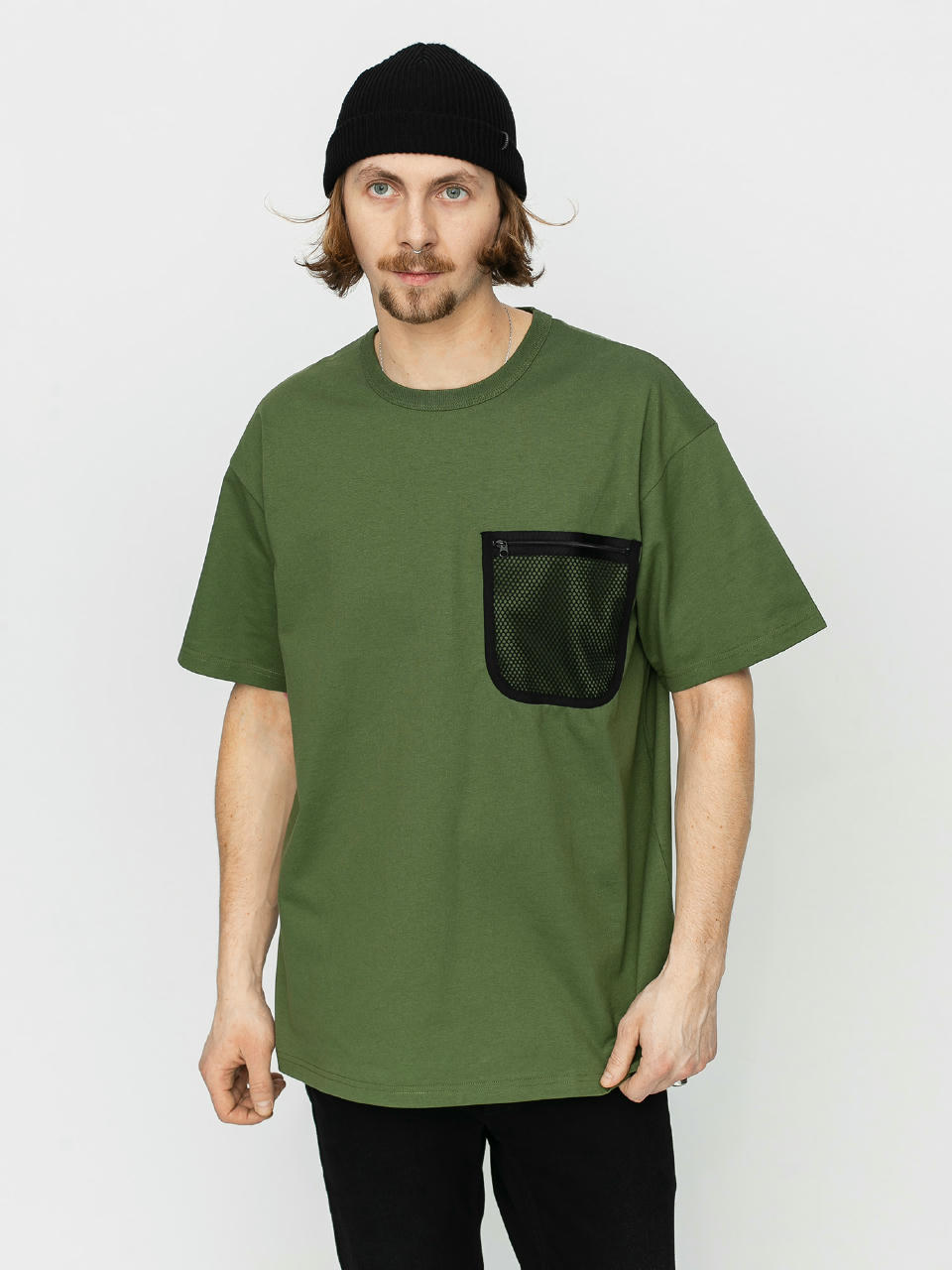 T-shirt Carhartt WIP Military Mesh Pocket (dollar green)