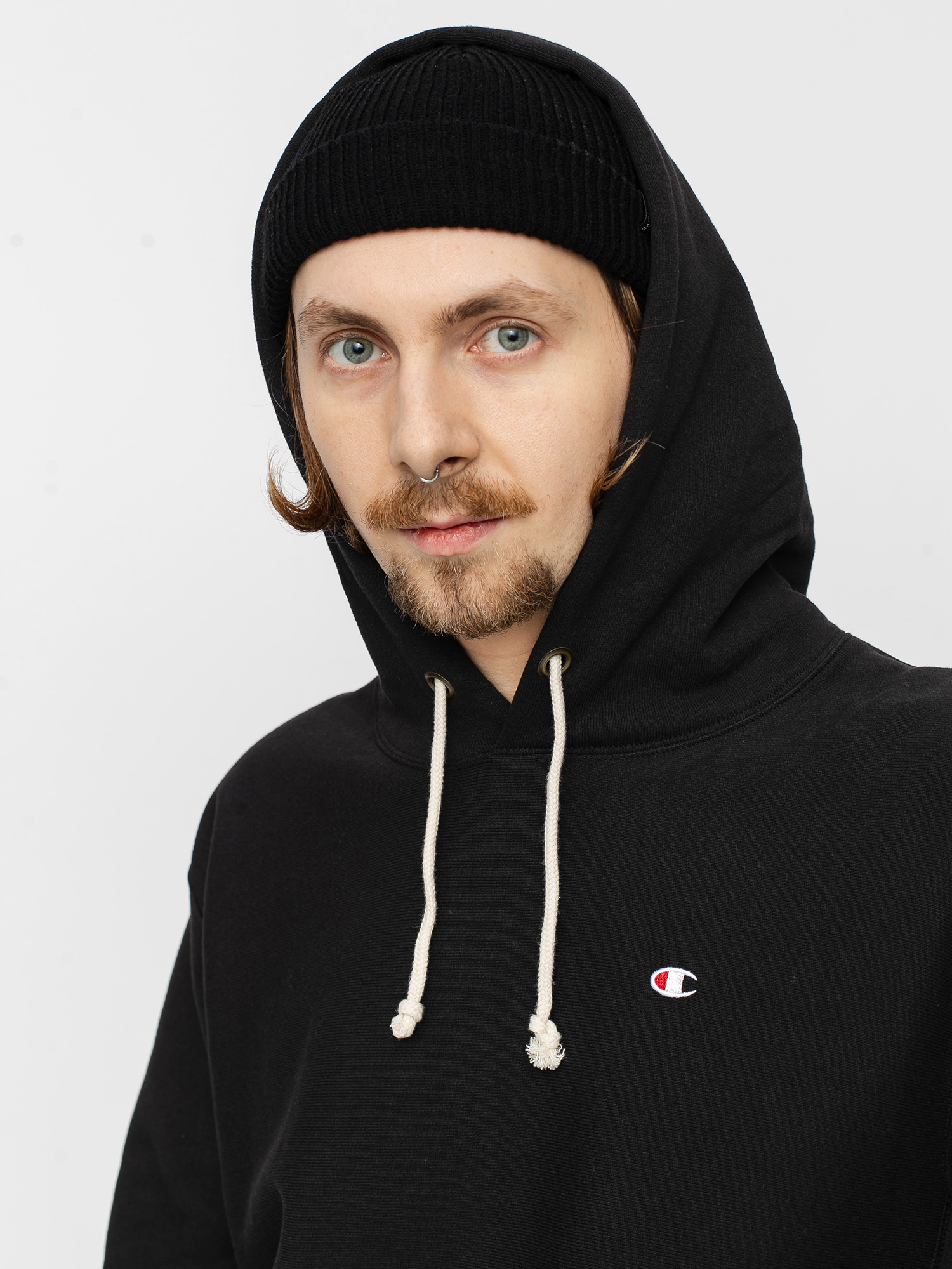 Bluza z kapturem Champion Premium Sweatshirt HD 214675 (nbk)