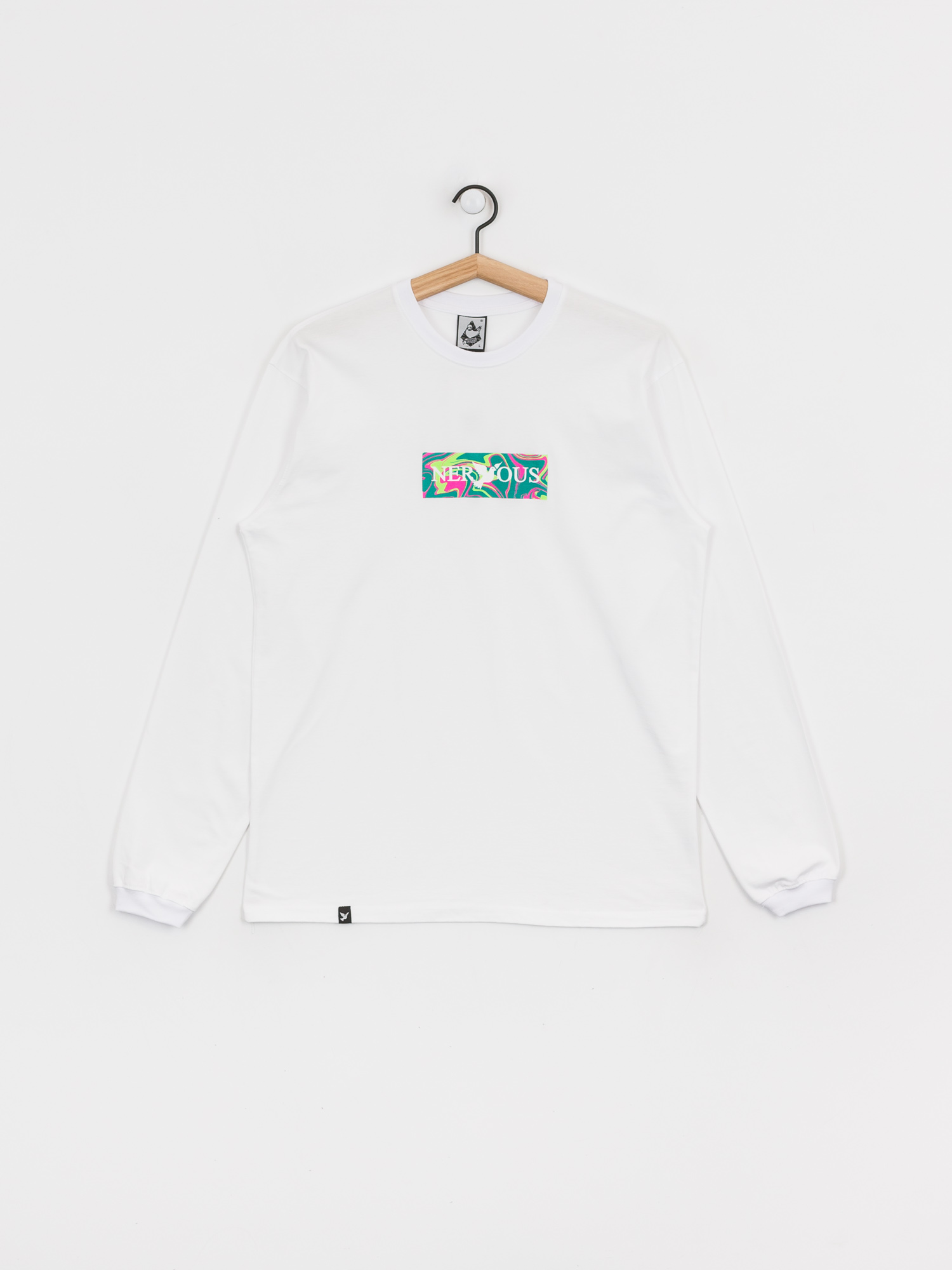Longsleeve Nervous Acid Box (white)